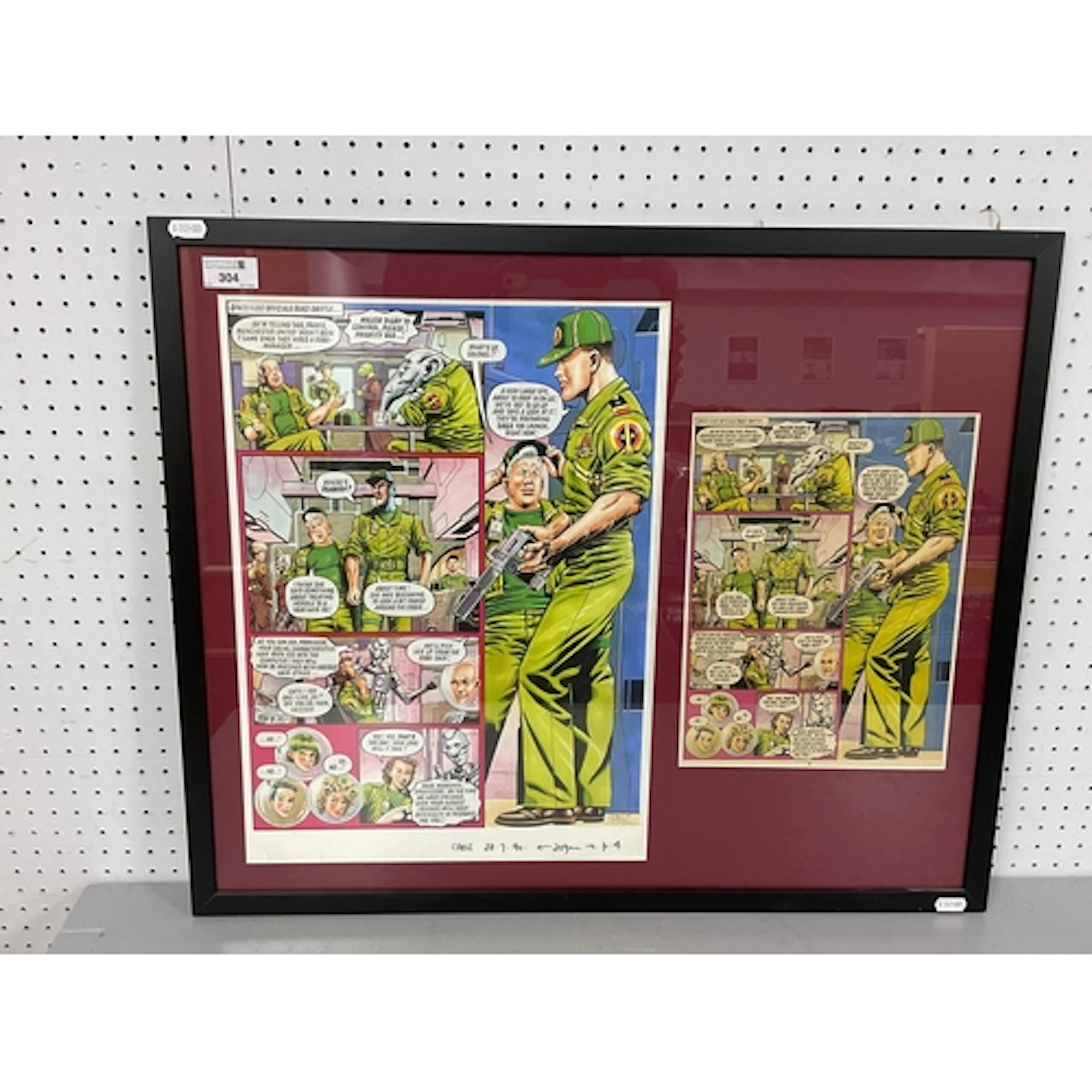 Original Comic Art for page 4 of Eagle Comic #436 (IPC Magaz...