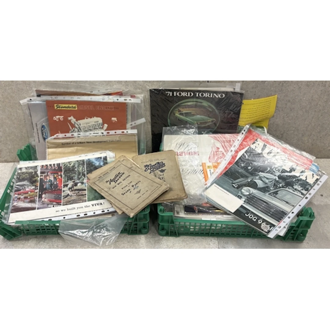 A collection of vintage motorcar and commercial vehicle sale...