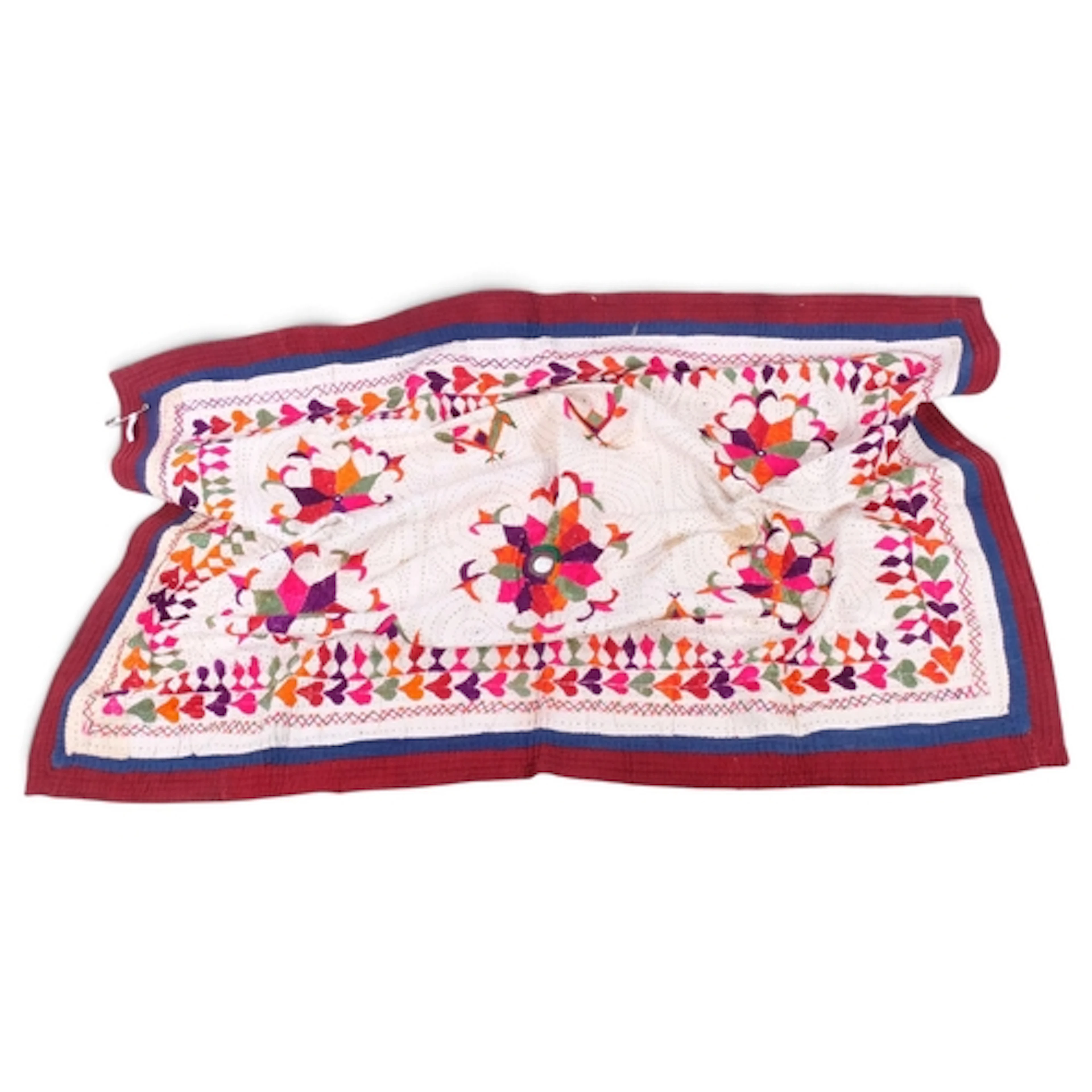 A Gujarat India embroidered textile, Banjara Tribal Art