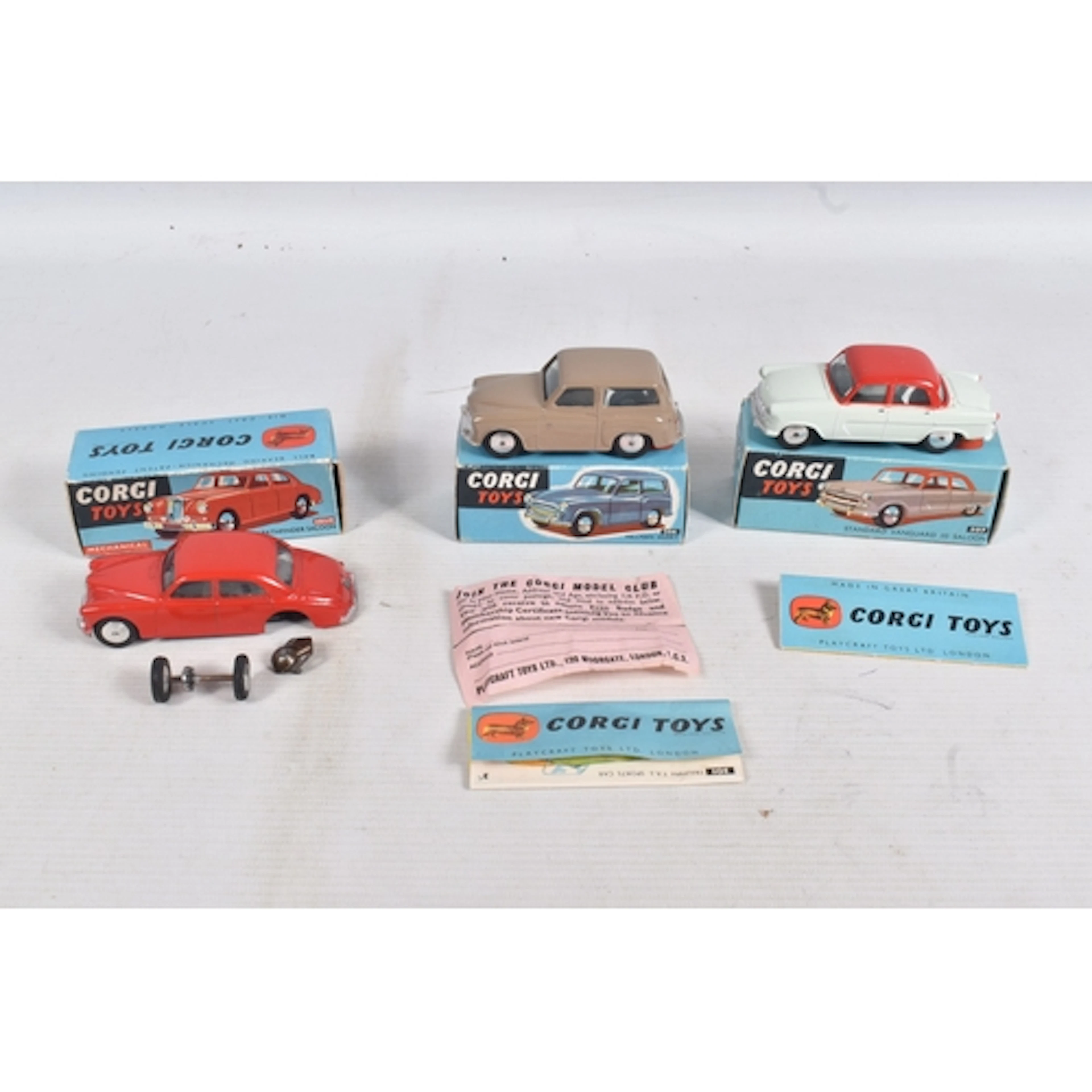THREE CORGI TOYS DIECAST MODELS, the first a Riley Pathfinde...