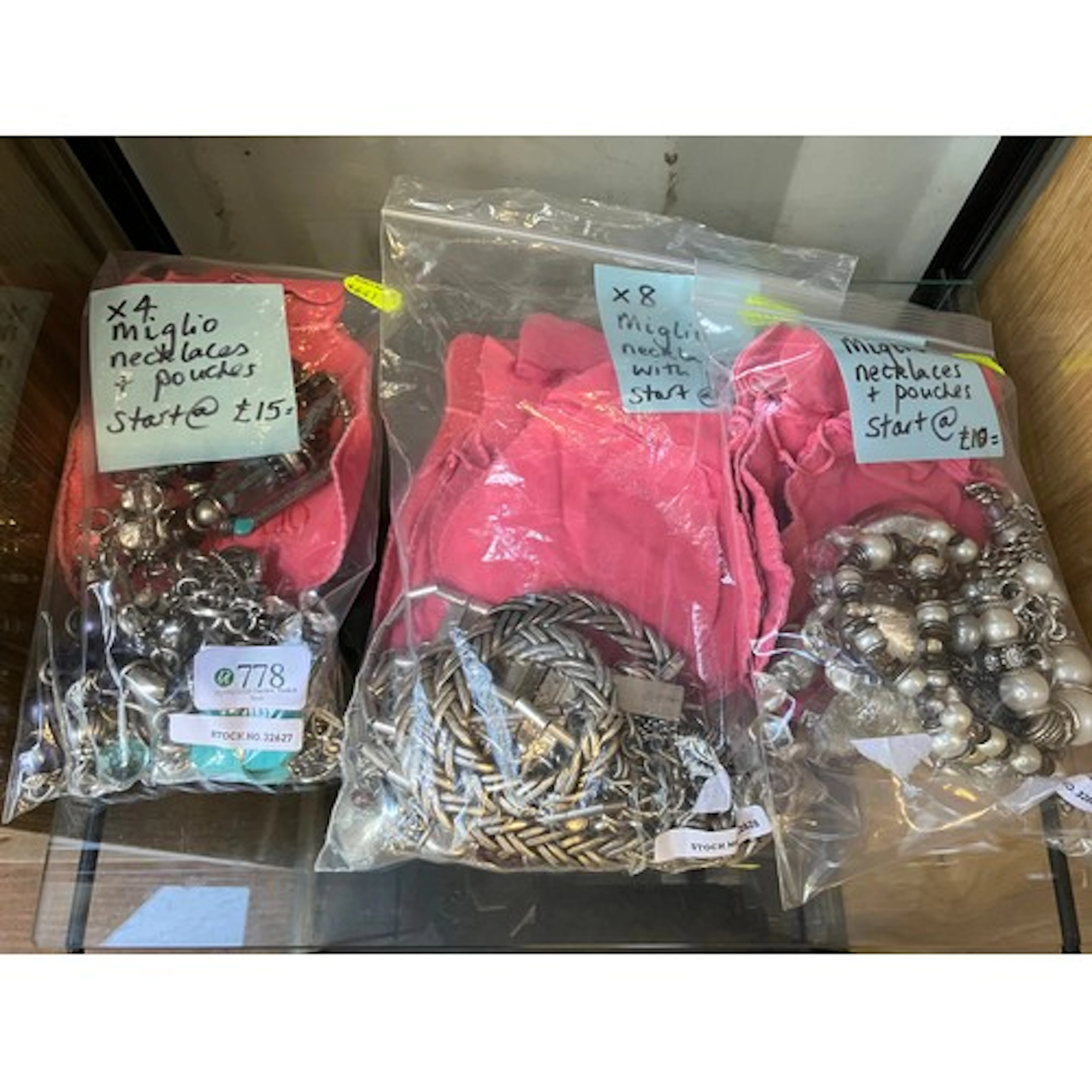 Large collection of MIGLIO costume jewellery including 4 x M...