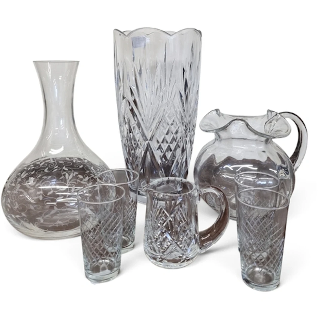 A good quantity of Crystal and other wares, to include Water...