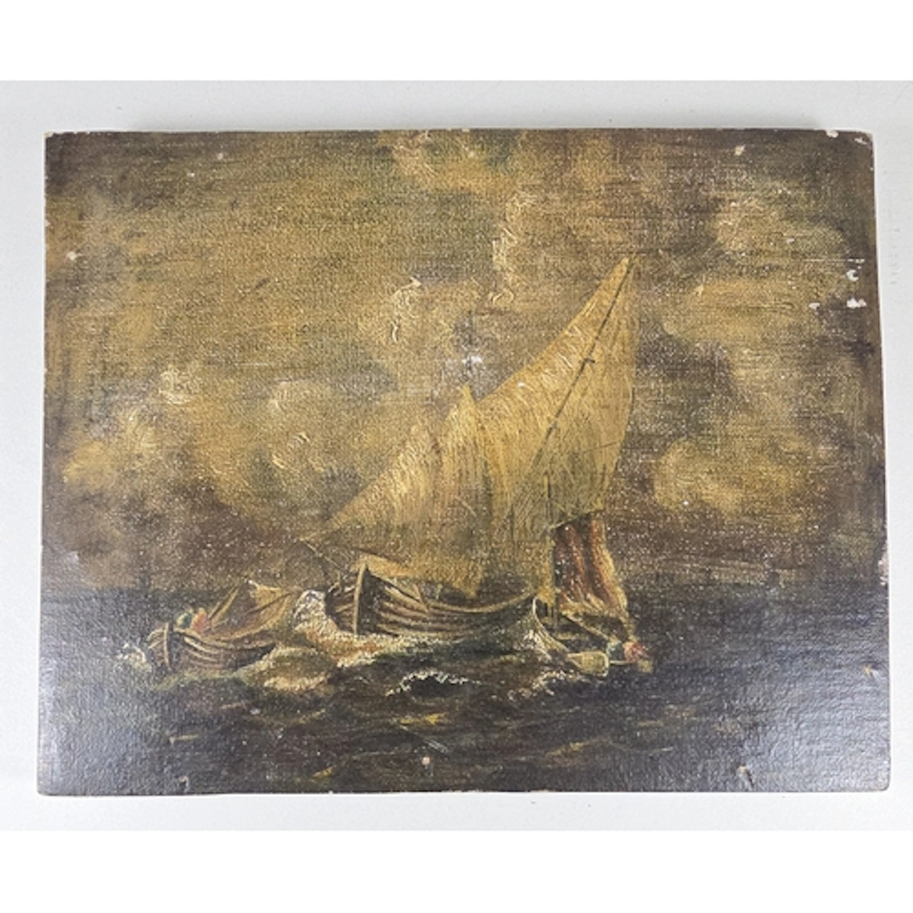 A late 19th century threequarter length Imperial size sepia ...