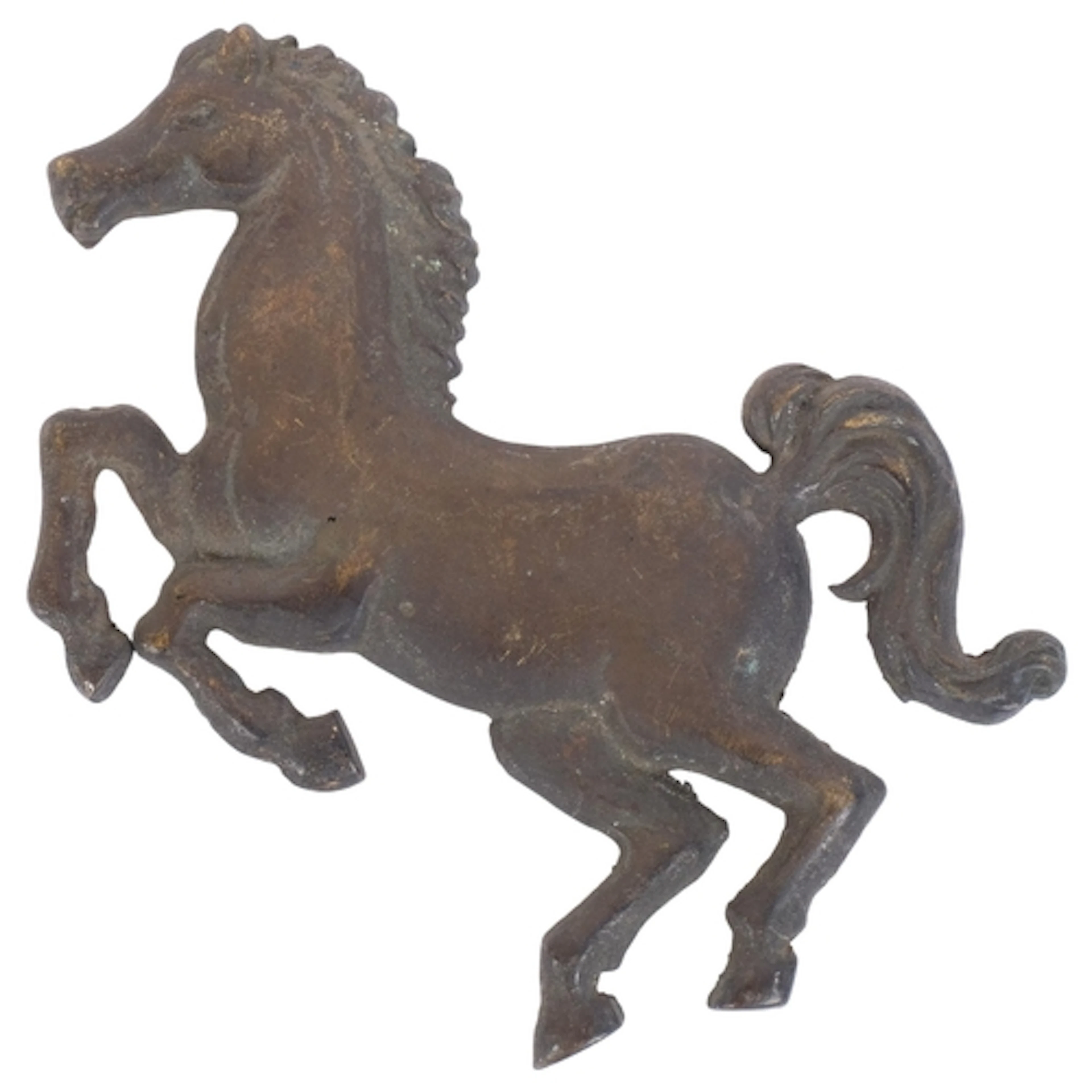 MOTORING INTEREST - a Ferrari relief cast bronze Cavallino R...