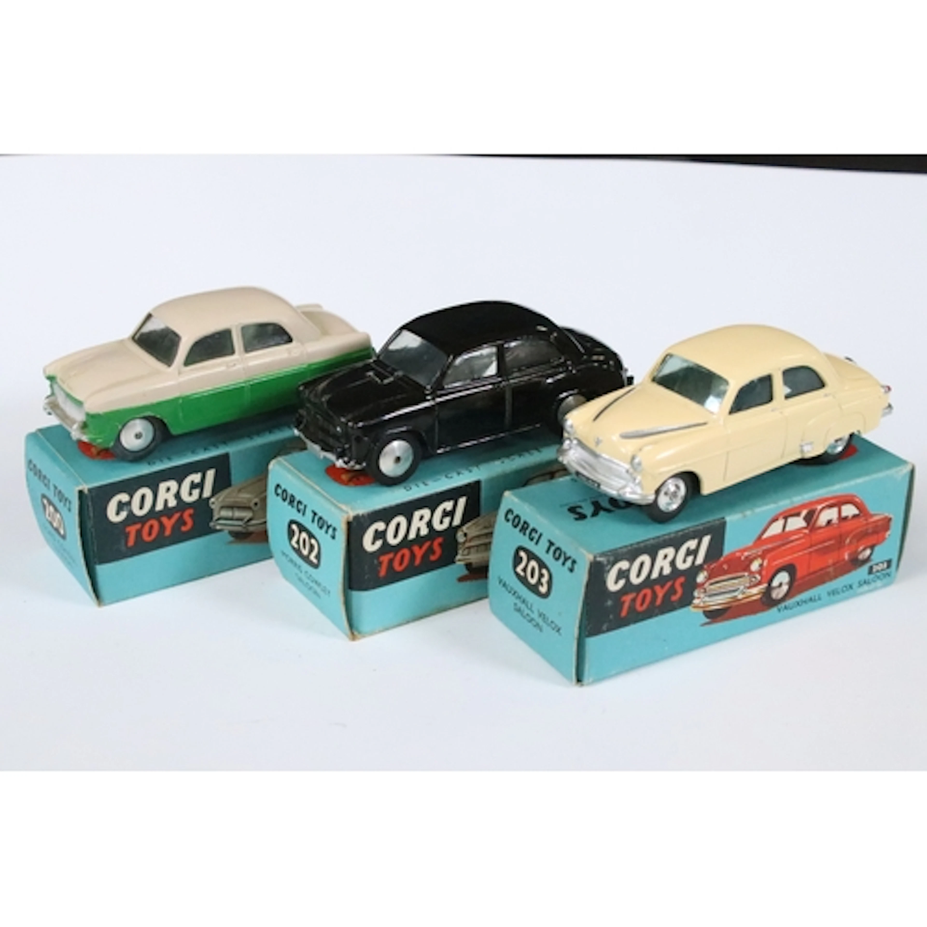 Three boxed Corgi diecast models to include 200 Ford Consul ...
