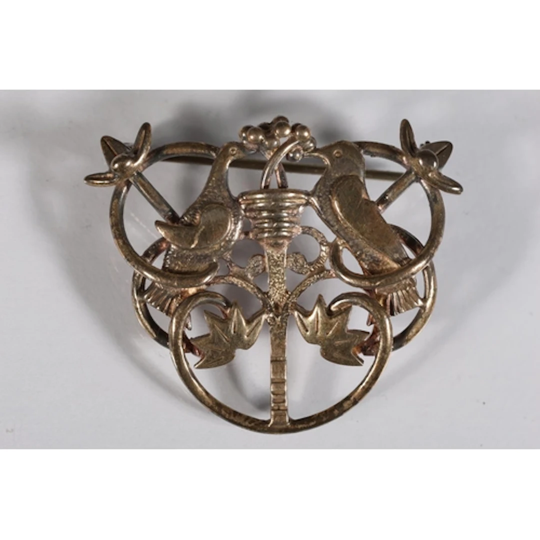 Ola Marie Gorie (Scottish b1937) of Orkney, a silver 'Tree o...