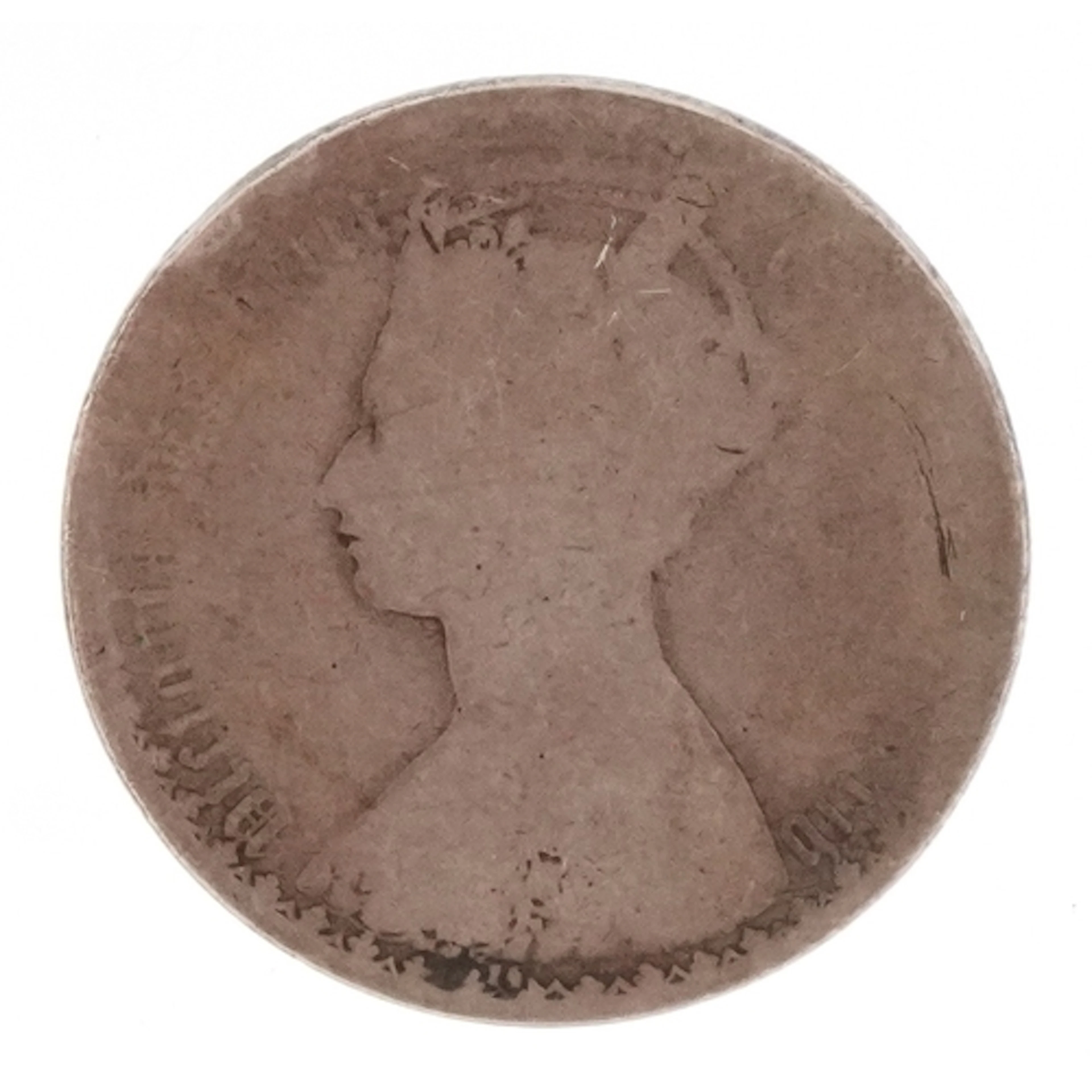 Queen Victoria 1874 Gothic florin.