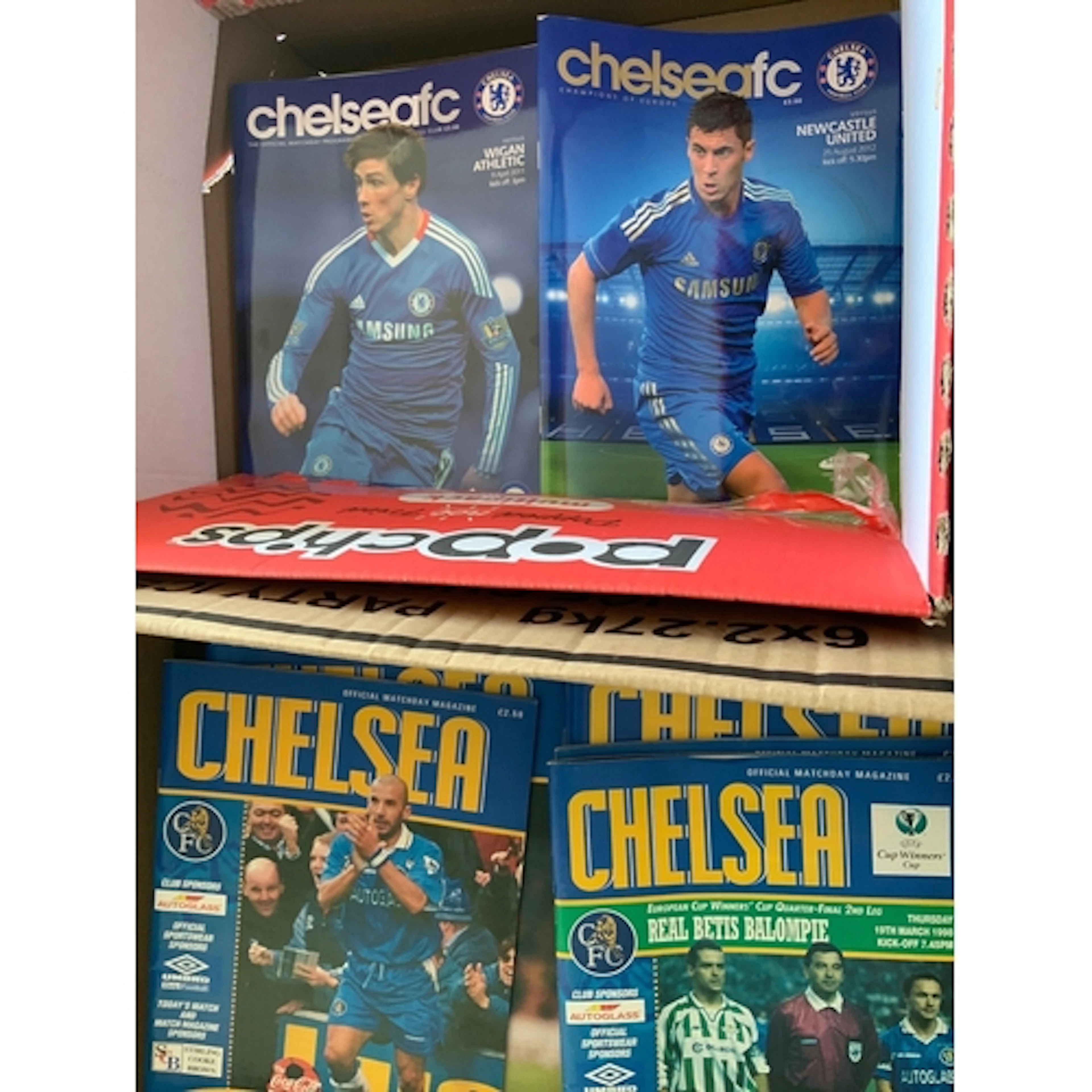 Chelsea Home Football Programmes: From 96/97 until 2011/12 w...