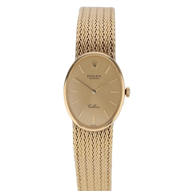 A lady's late 20th century 18k gold Rolex Cellini manual win...