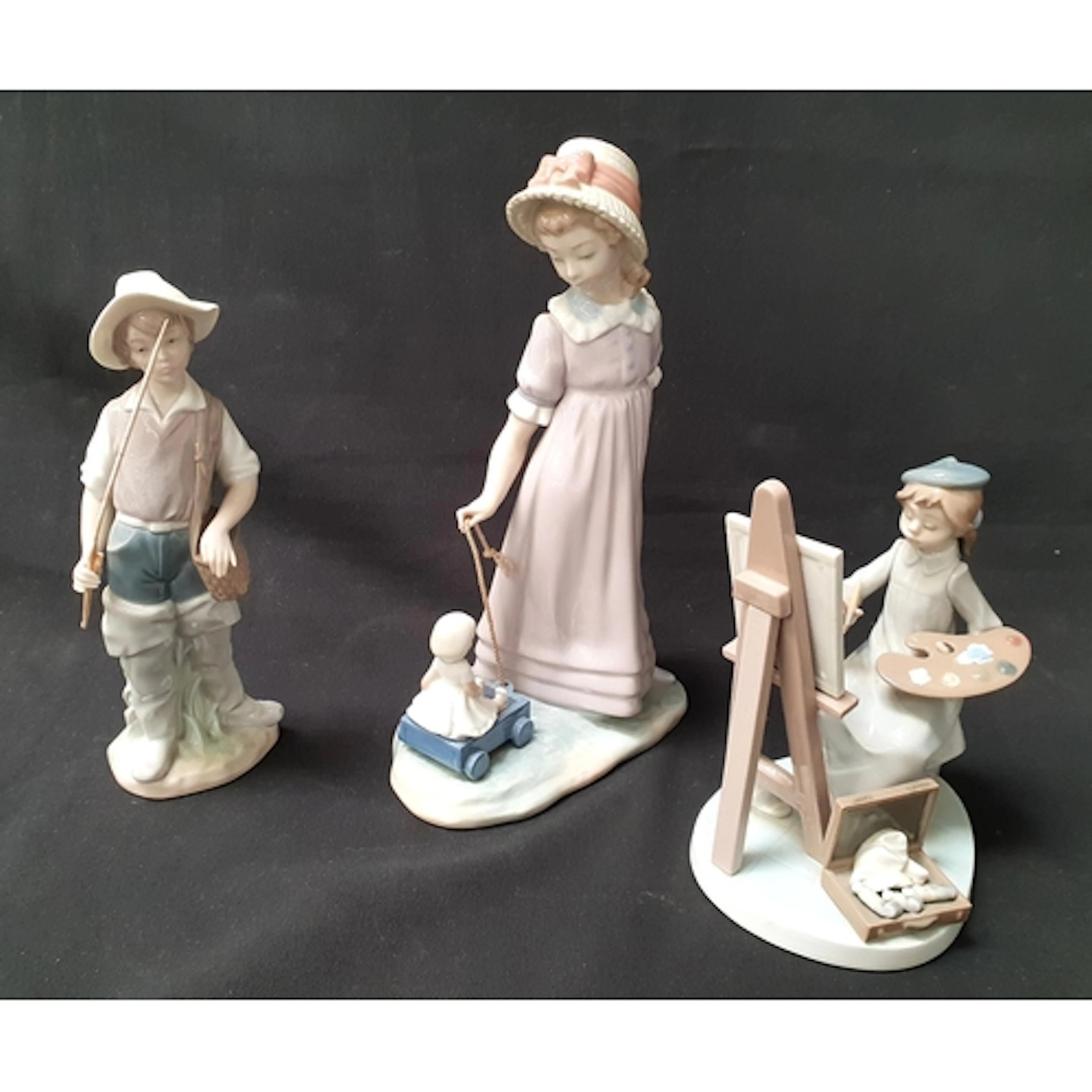THREE LLADRO FIGURINES comprising 'Still Life', 5363, 17cm ...