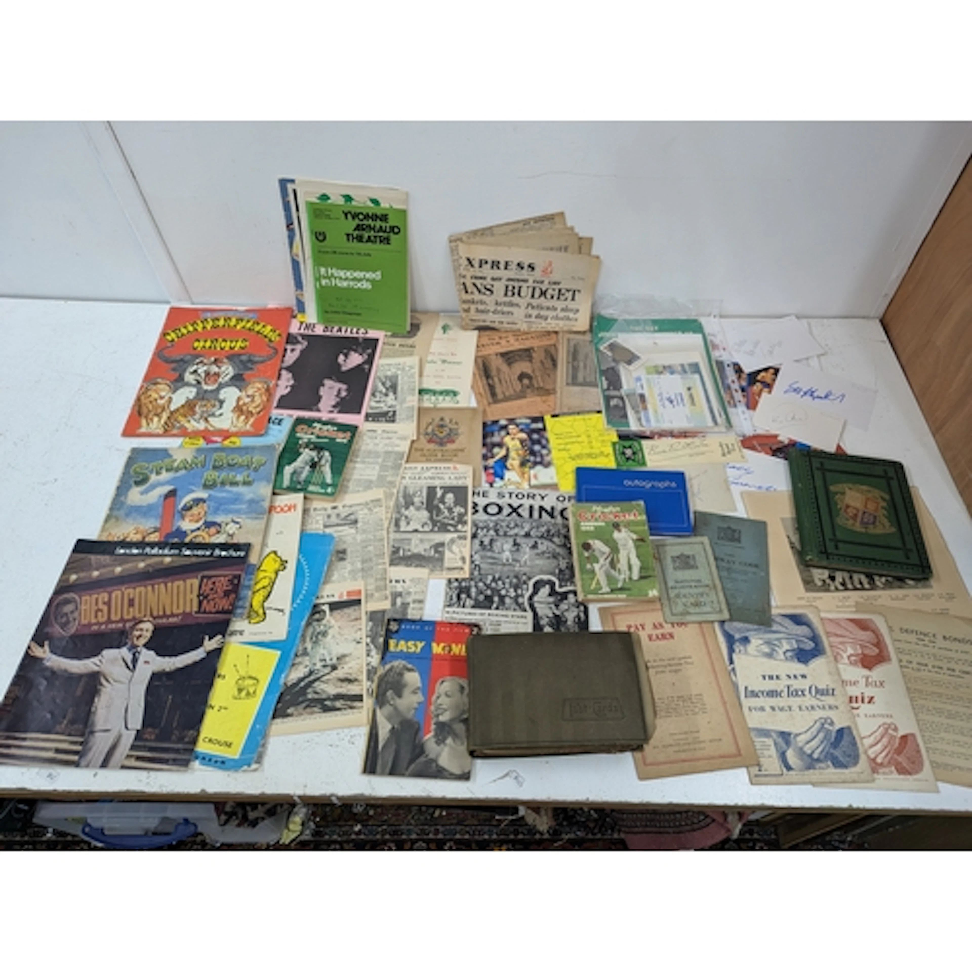 Mixed ephemera to include an Edwardian photo album, two High...