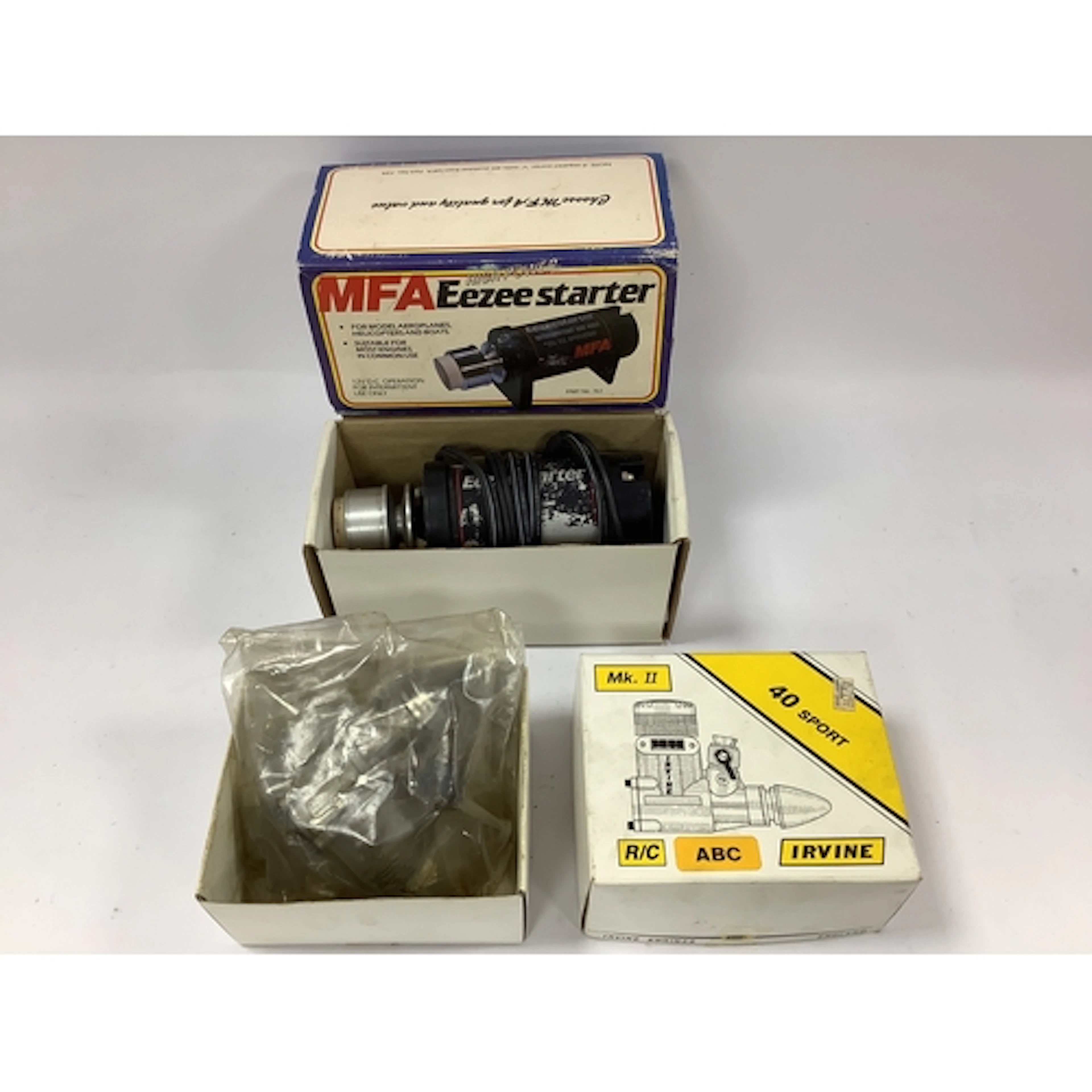 A Boxed Irvine MK 2 "40 Sport" Model Aircraft Engine (oily),...