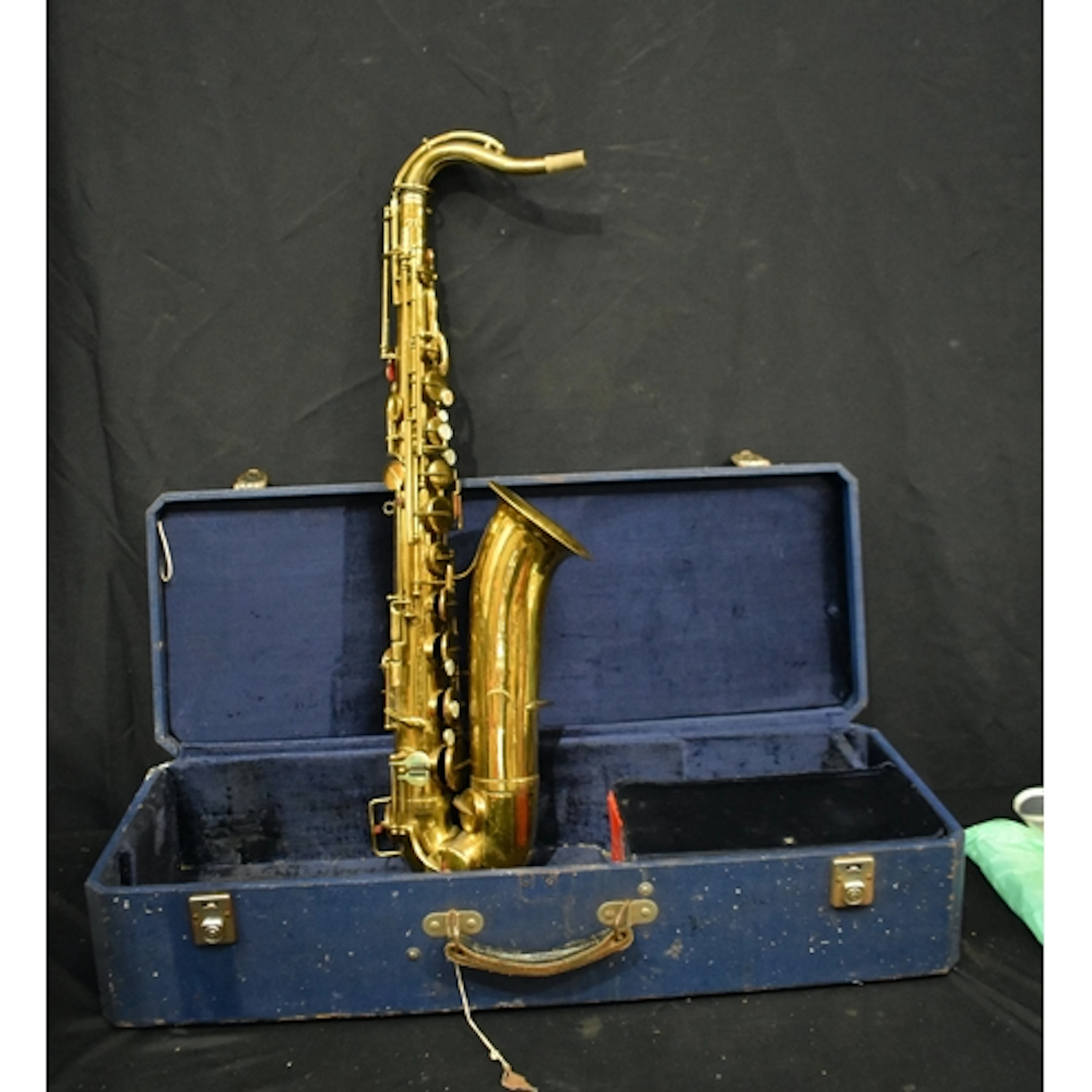 A vintage brass Saxophone 83 cm