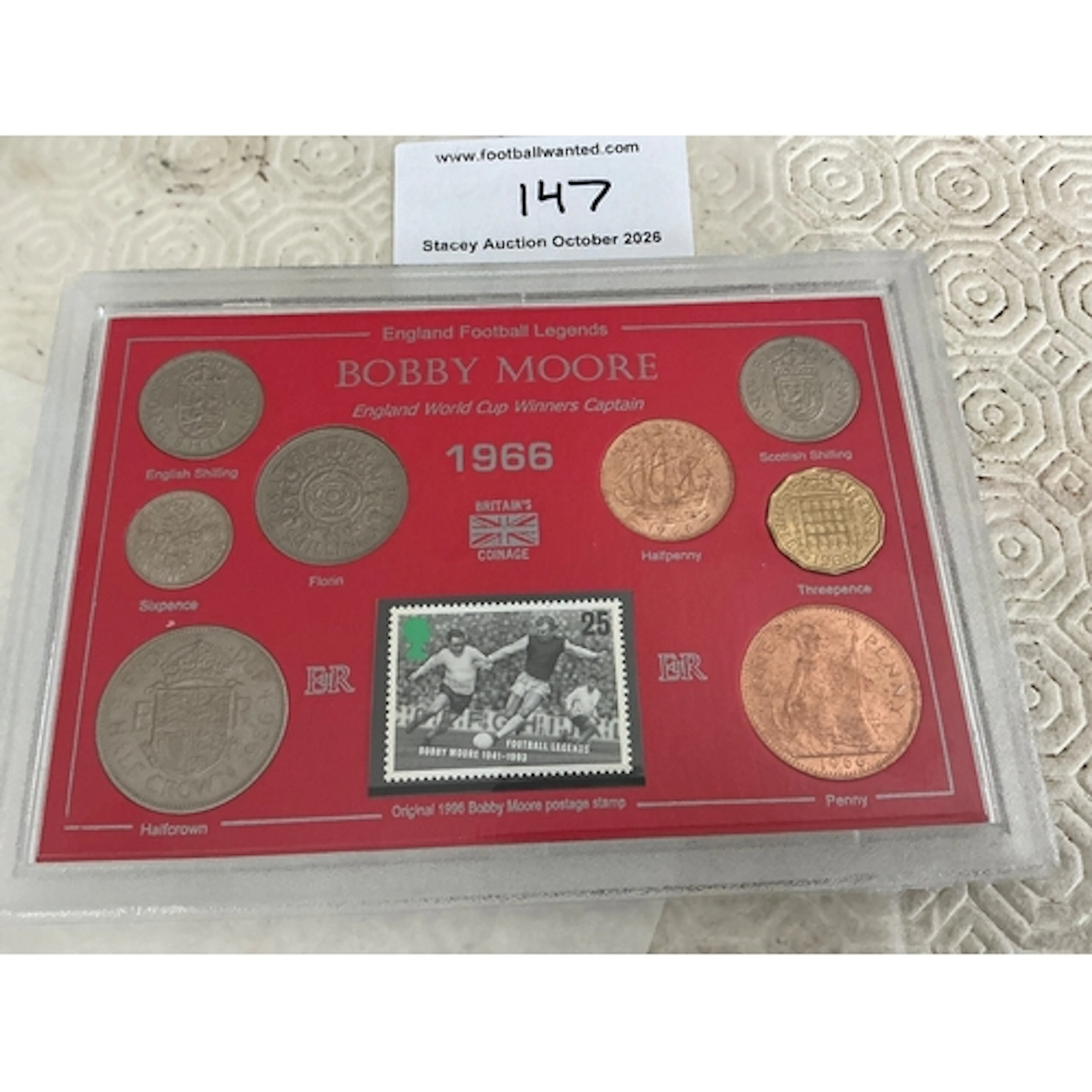 1966 World Cup Final Programme + Coins: Original final progr...
