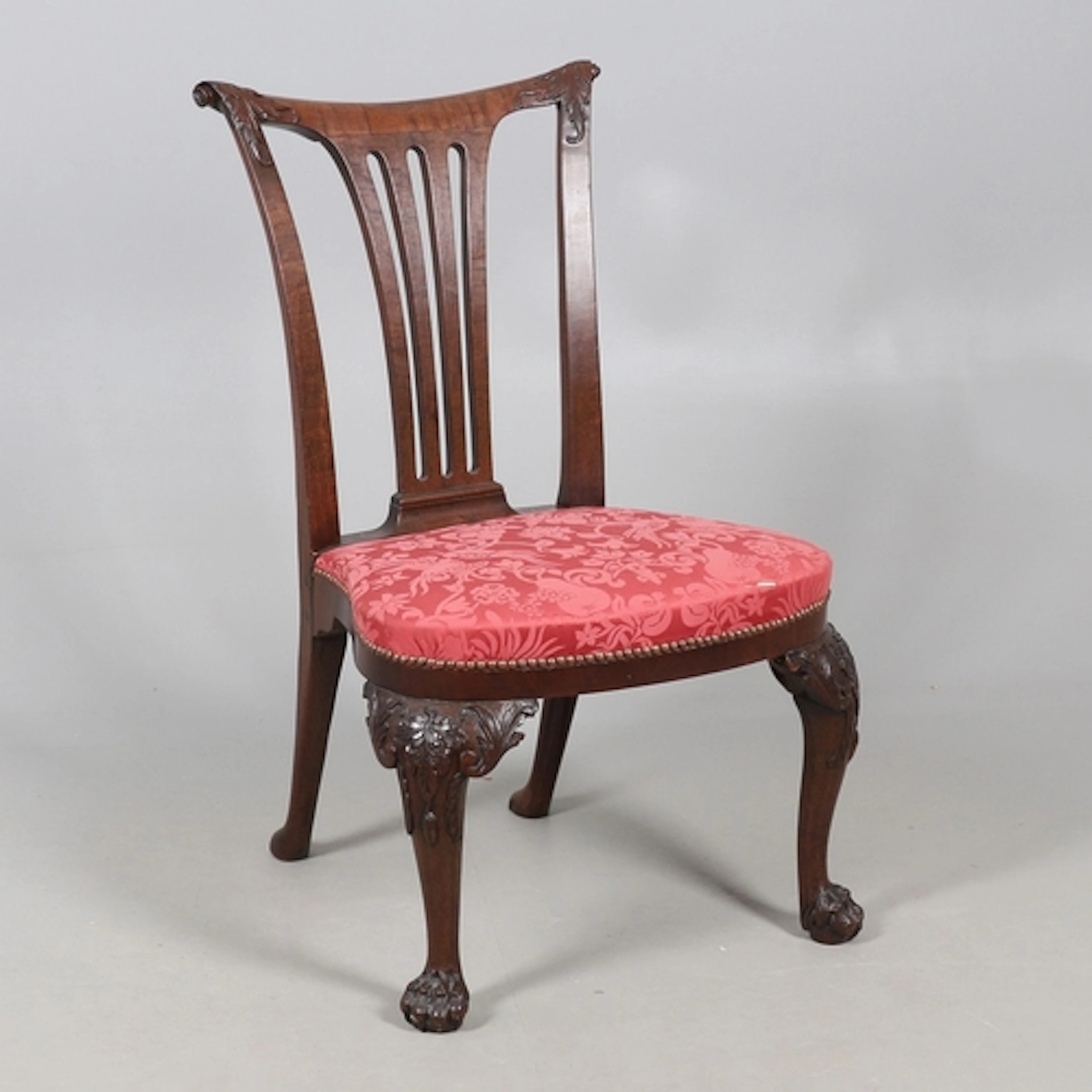 A GEORGE II MAHOGANY SIDE CHAIR, CIRCA 1740. possibly Irish,...