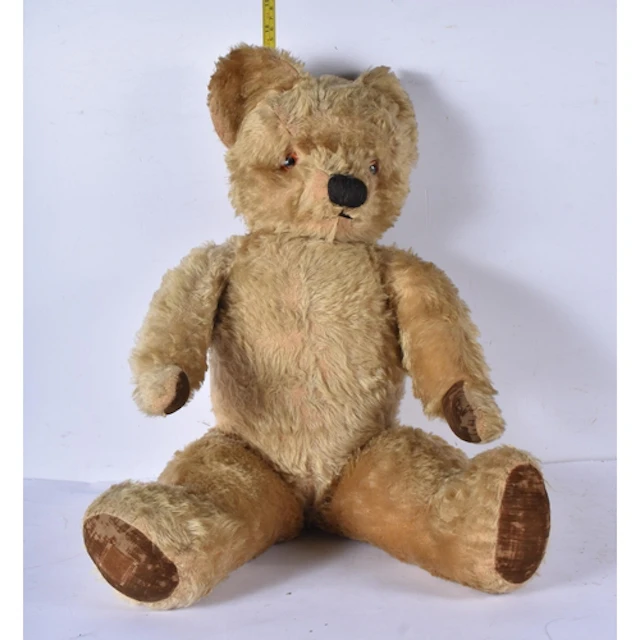 A large vintage Teddy bear with revolving head 62cm