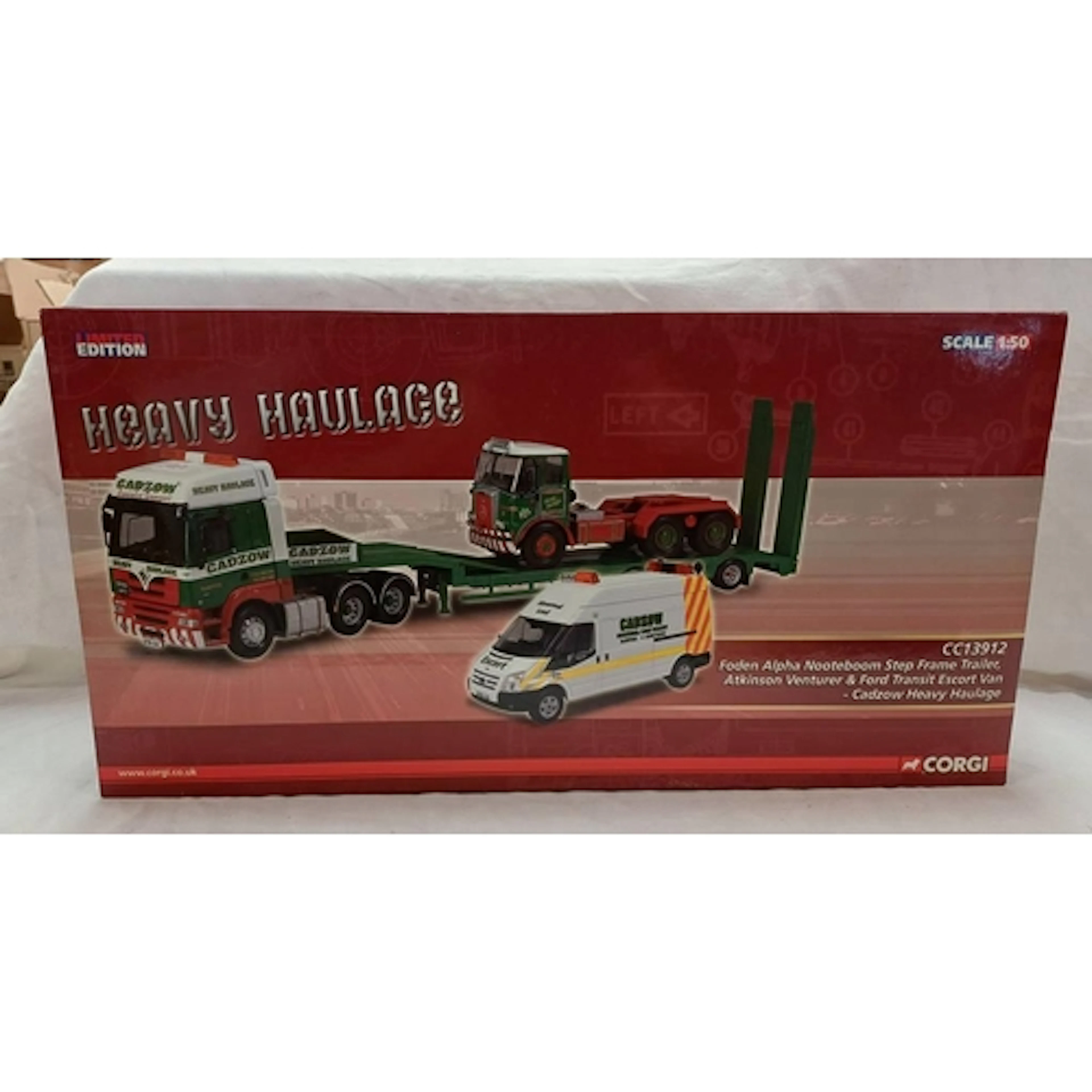 CORGI CC13912 - FODEN ALPHA NOOTEBOOM STEP FRAME TRAILER, AT...