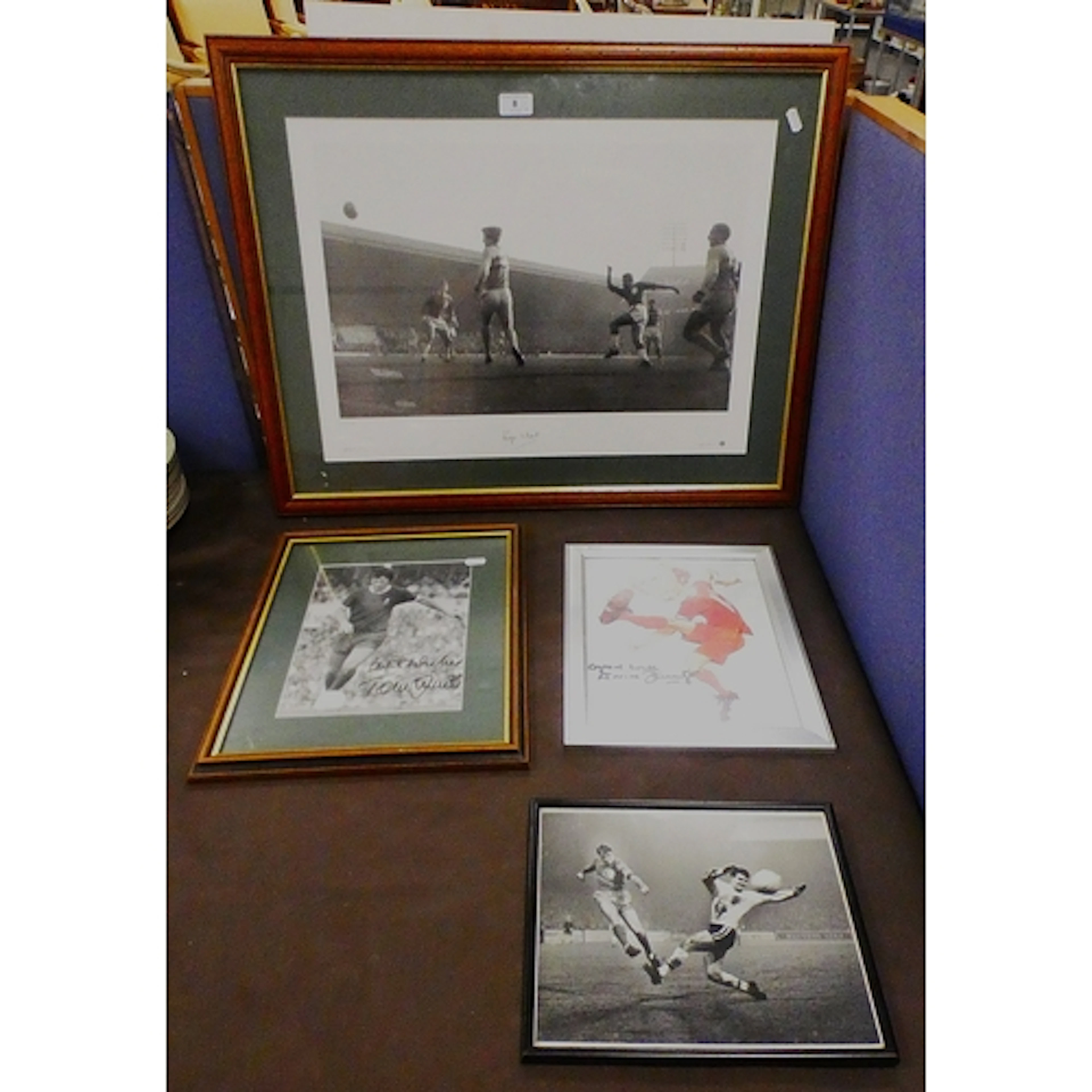 Three Liverpool F.C. related signed pictures and photographs...