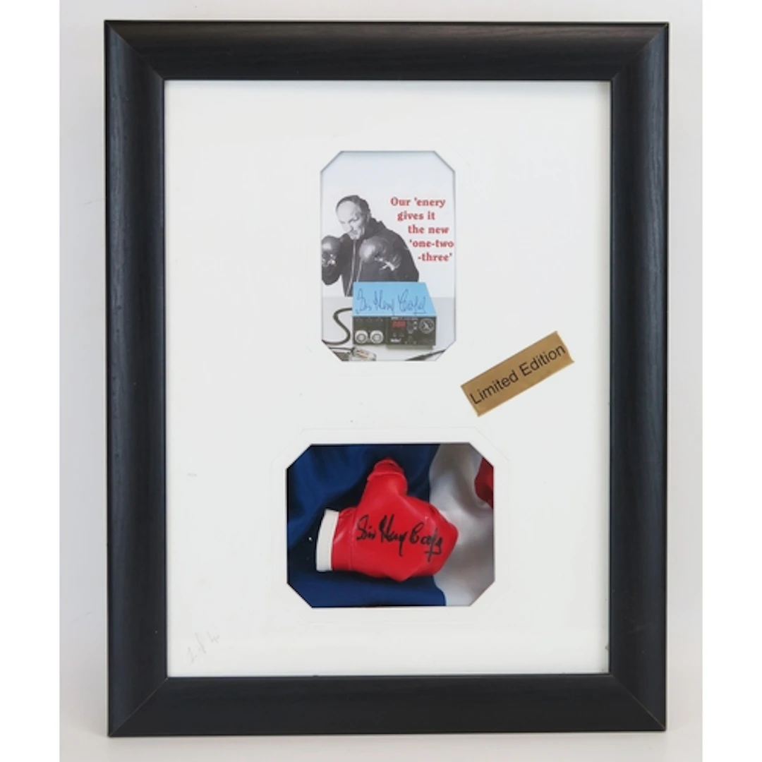 Sir Henry Cooper signed mini boxing glove, limited edition 1...
