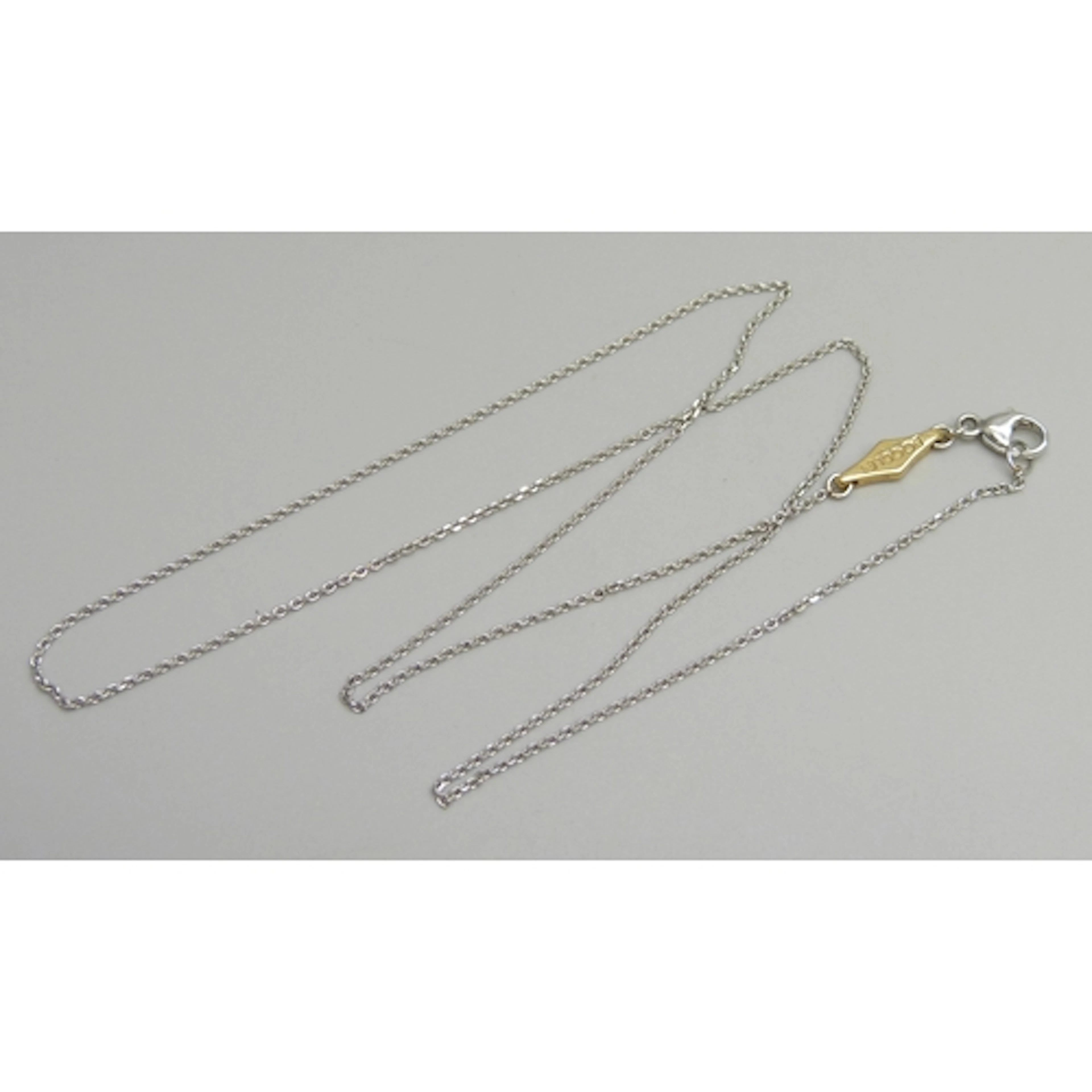 A Boodles 18ct white gold chain, serial number 0735H0361 BVX...