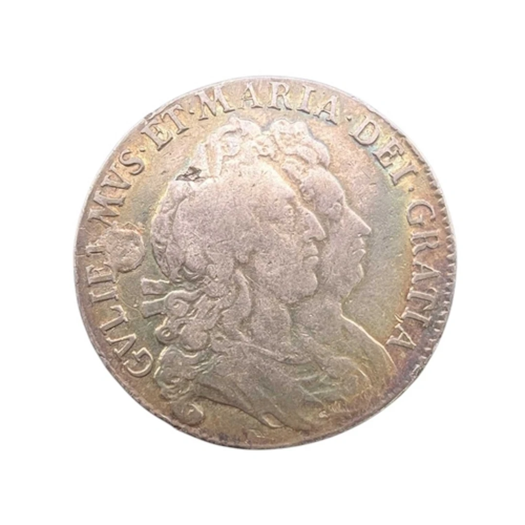 17th century, 1693 King William III & Queen Mary II Brit...