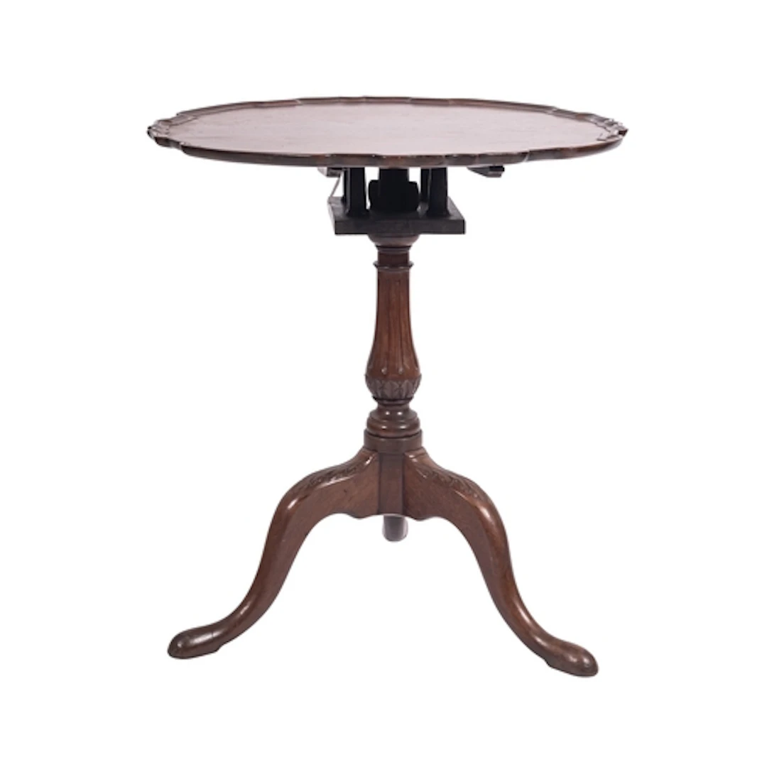 A George III mahogany circular occasional table, circa 1770;...