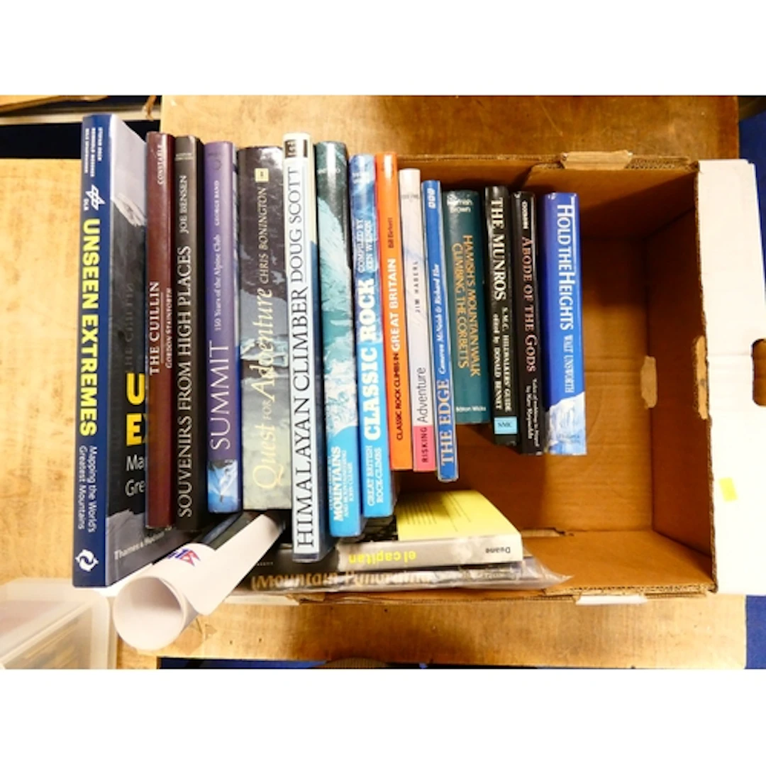 Climbing & Mountaineering. 17 various vols. i...