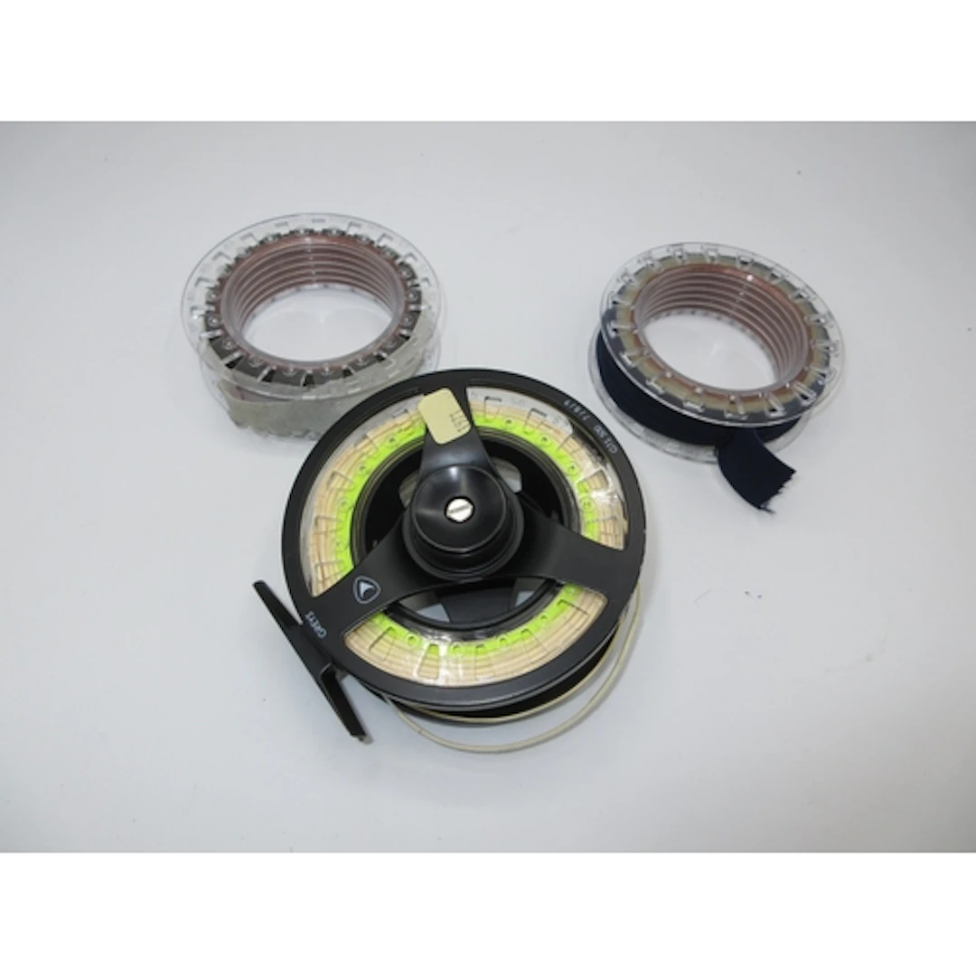 Greys GTS 500 Fishing Reel with 2 Spare Spools and Lines