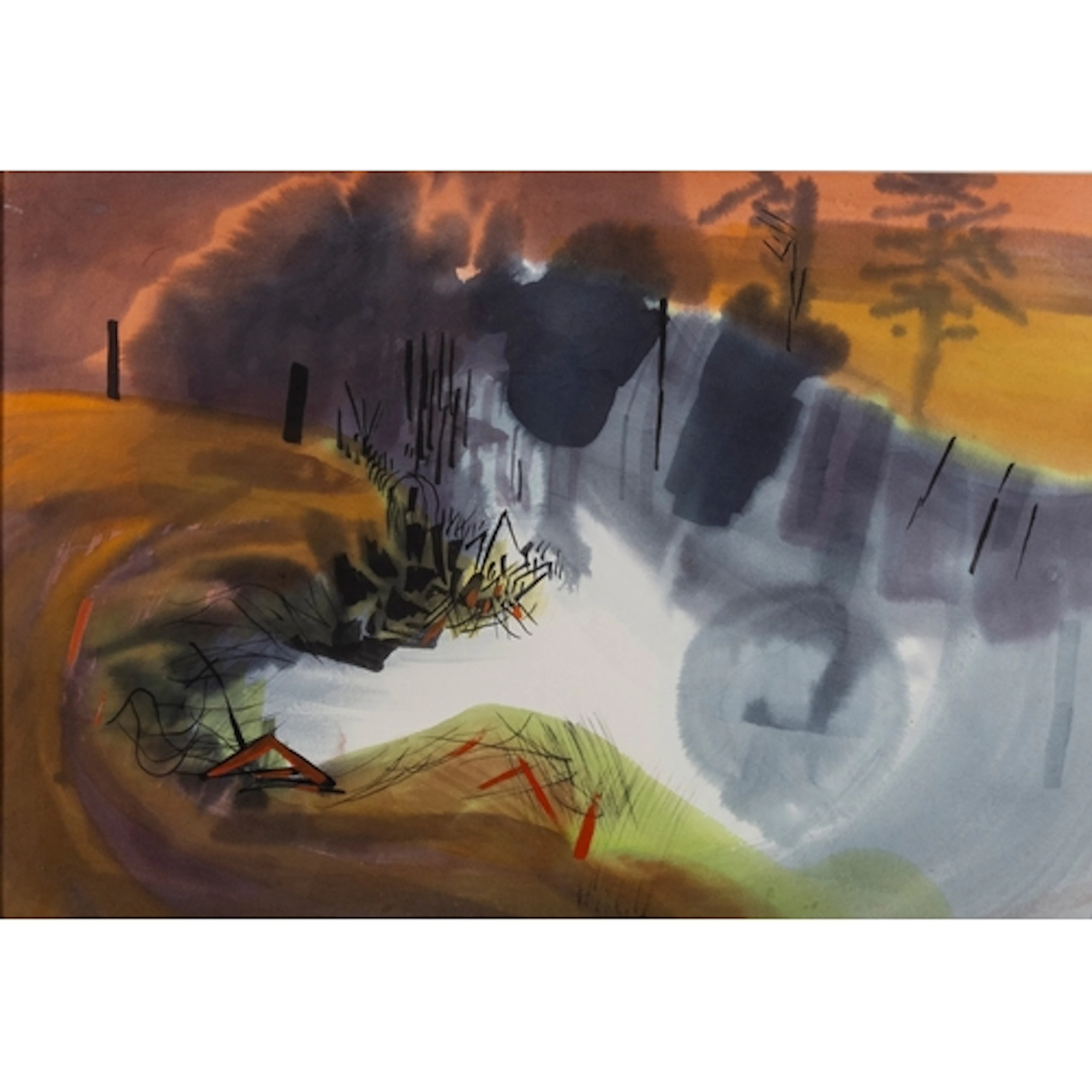 * John Humphrey Spender (British, 1910-2005) - 'River landsc...