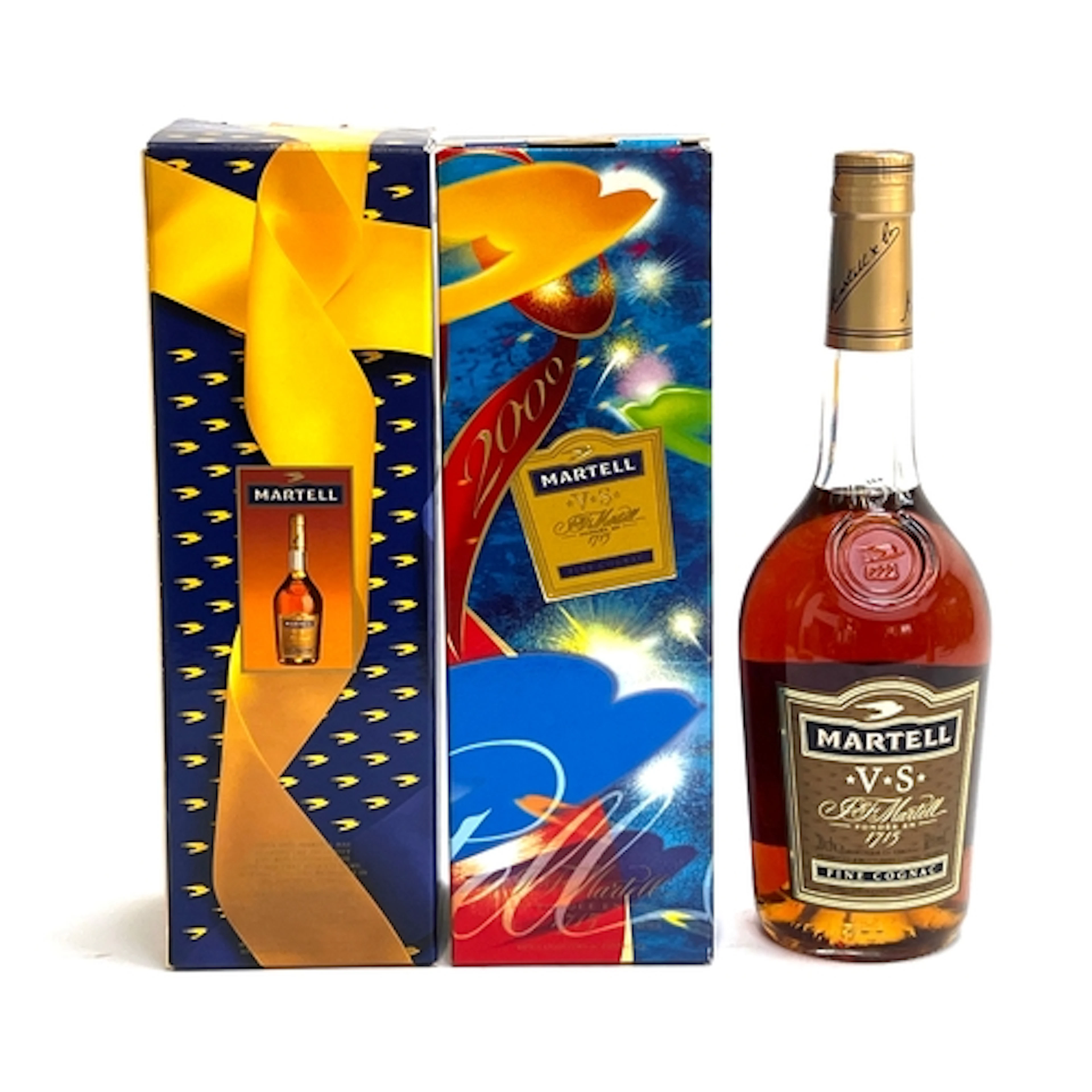 Martell Cognac 3x70cl (two boxed, one milenium edition)