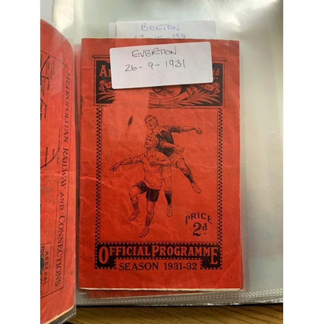 Arsenal 1931 - 1932 Home Football Programmes: 22 programmes ...