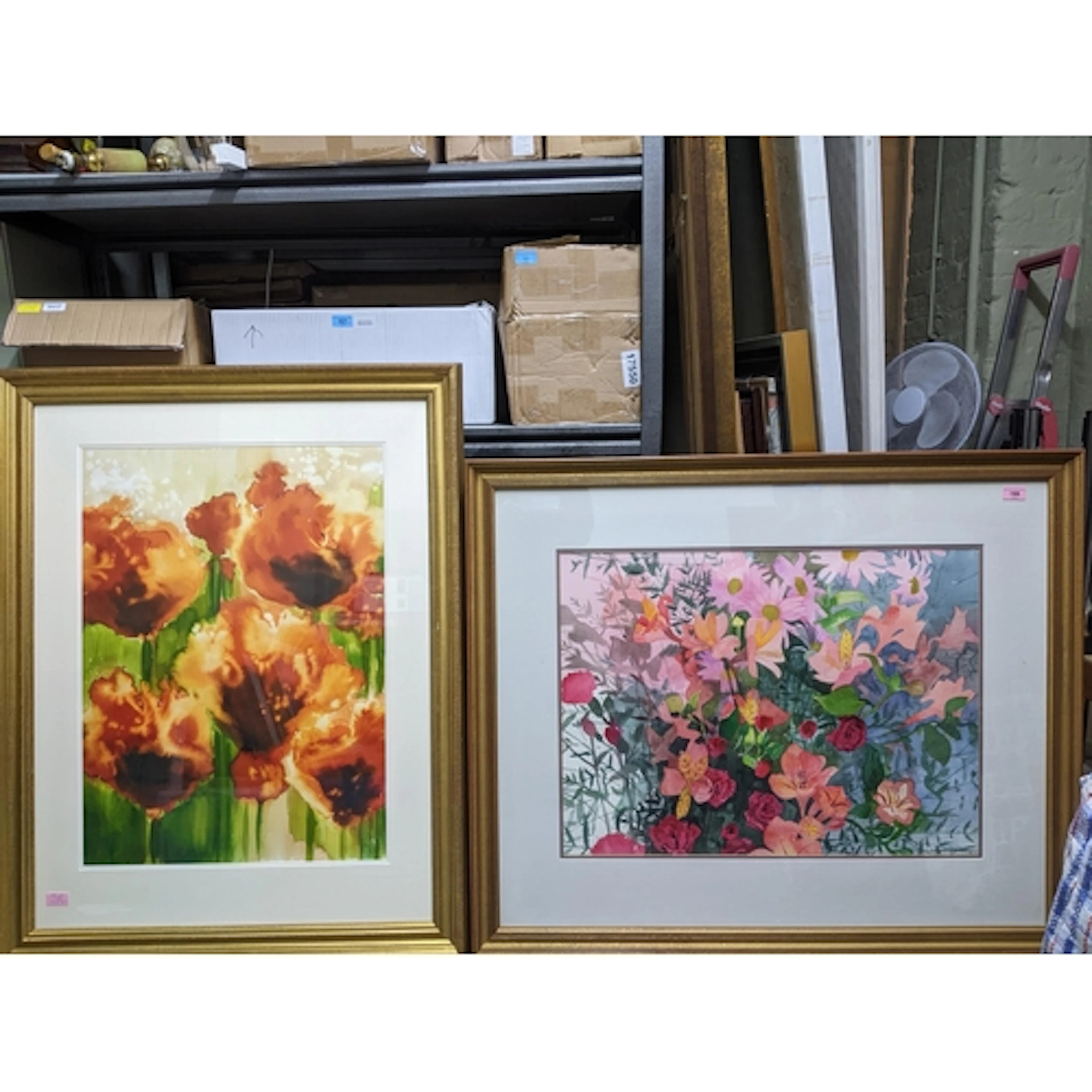 Claire Spencer (b1937-) - Flowers, a watercolour, signed low...