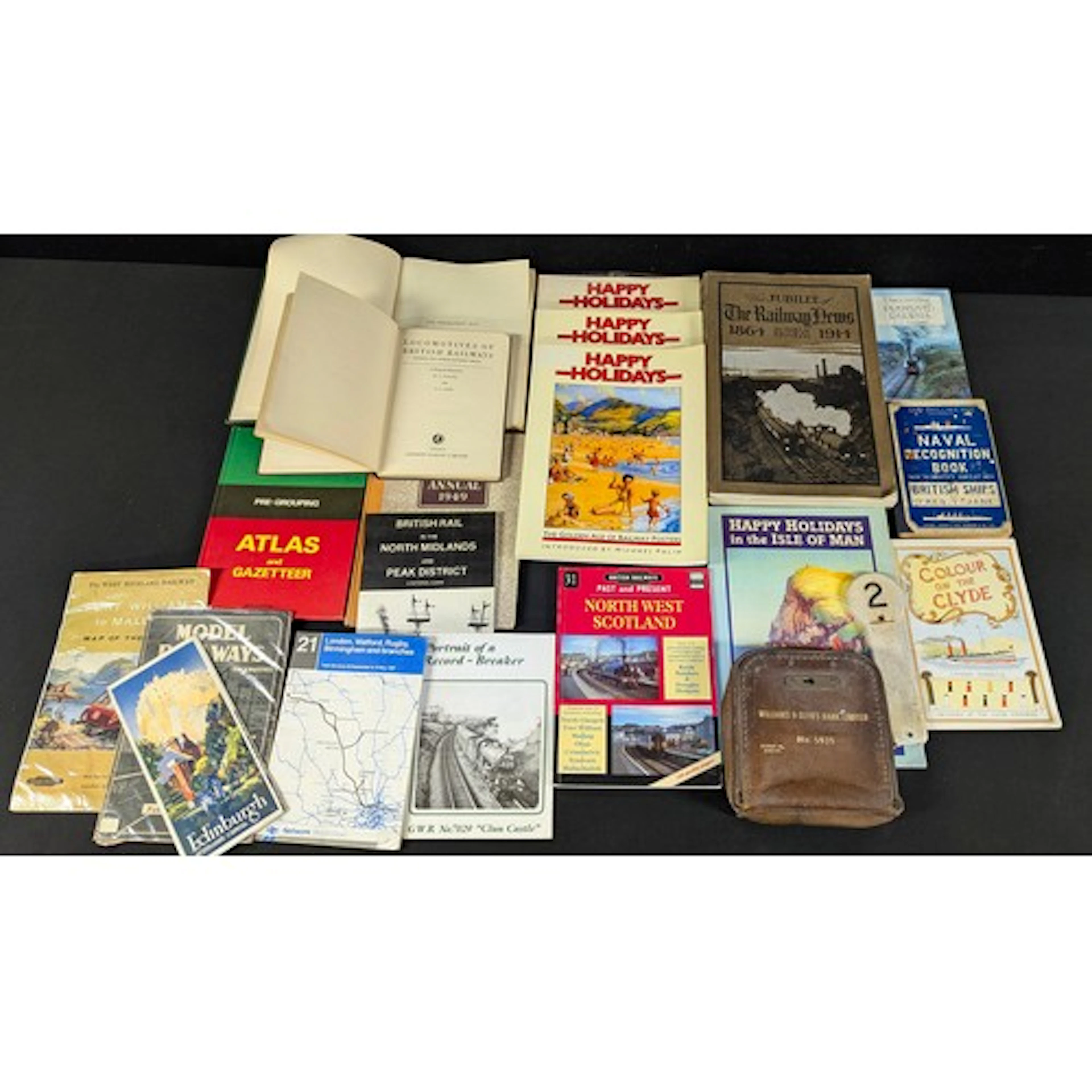 Books and objects – railwayana and naval: Jane (Fred T.), Na...