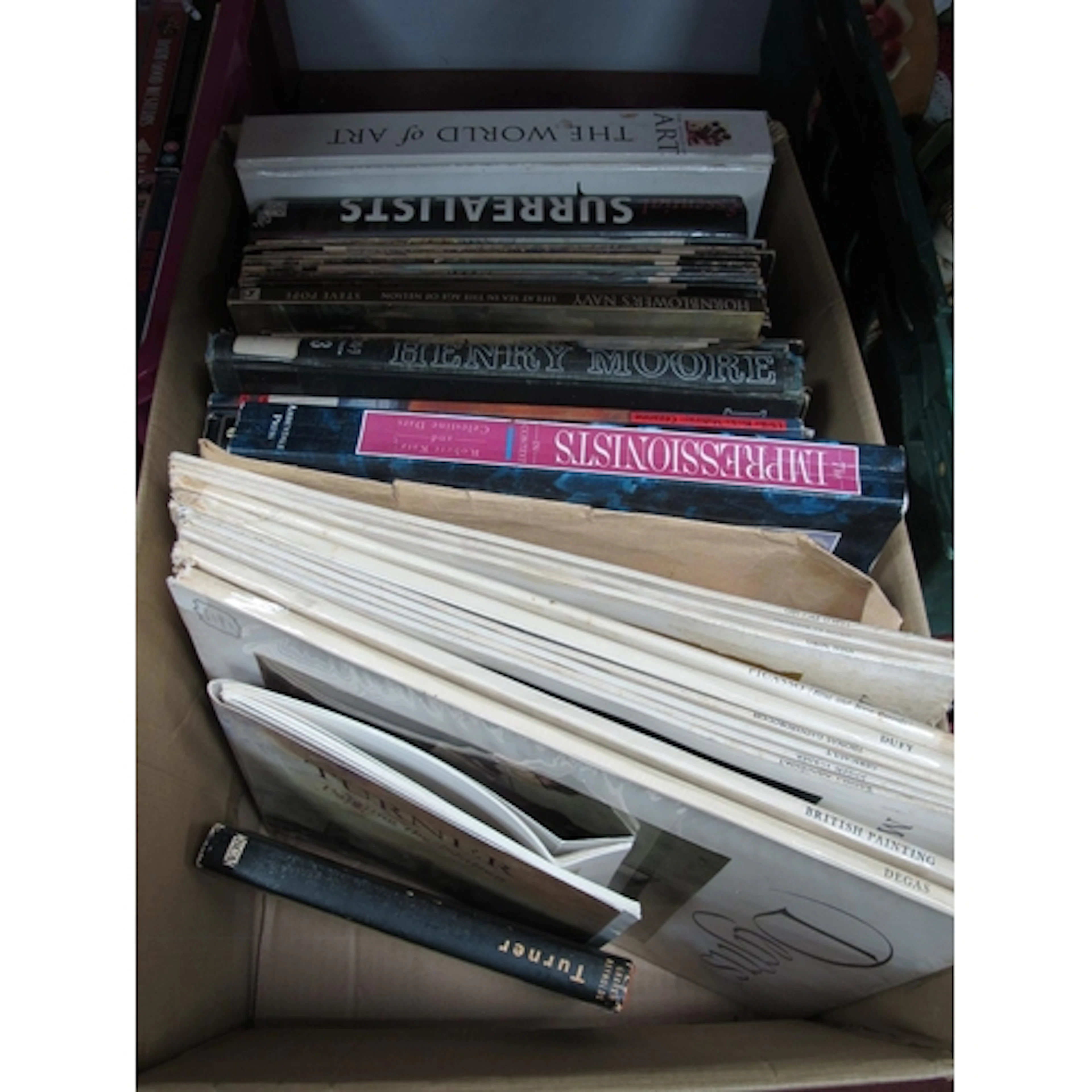 Art Books - Henry Moore, Essential Surrealist, Turner, Expre...