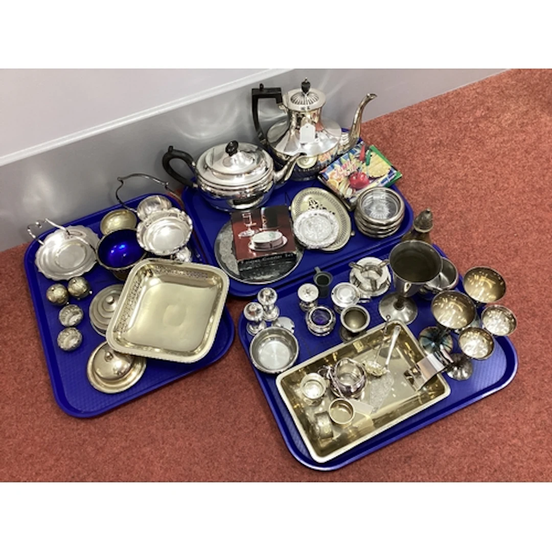 A Mixed Lot of Assorted Pated Ware, including tea ware, foot...