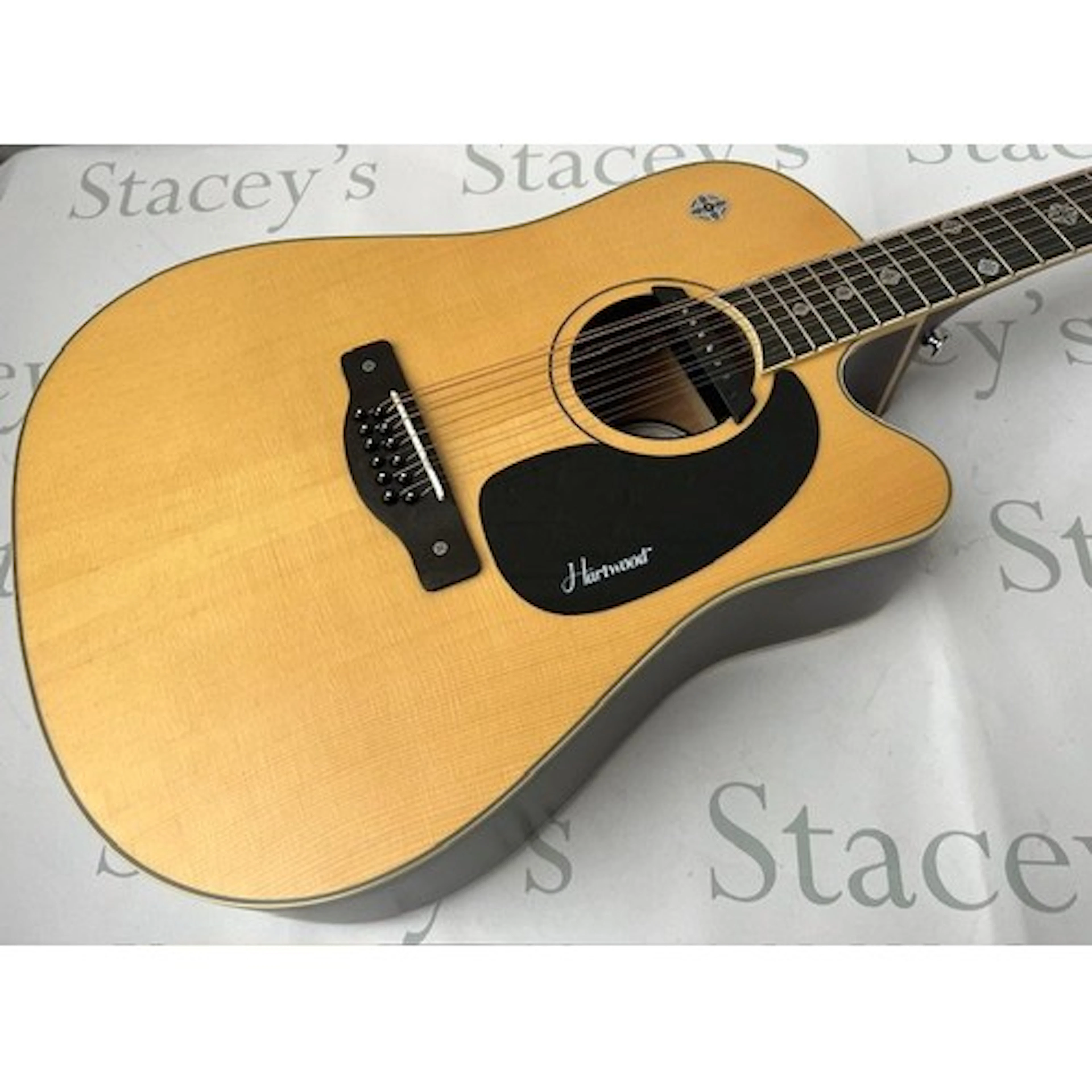 A Hartwood Villanelle 12" string Acoustic Guitar with pickup...
