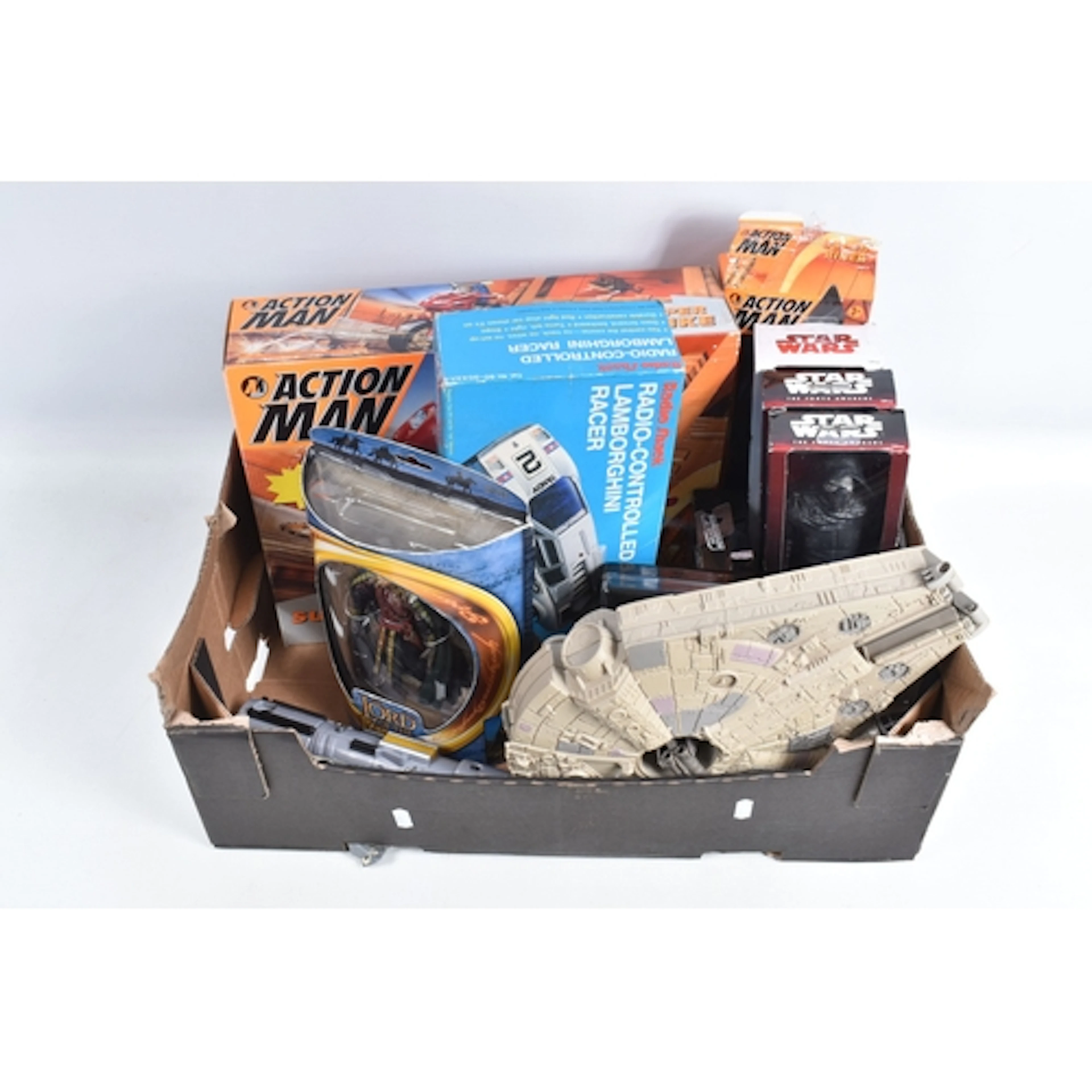 A COLLECTION OF BOXED AND UNBOXED TOYS, to include Boxed Has...