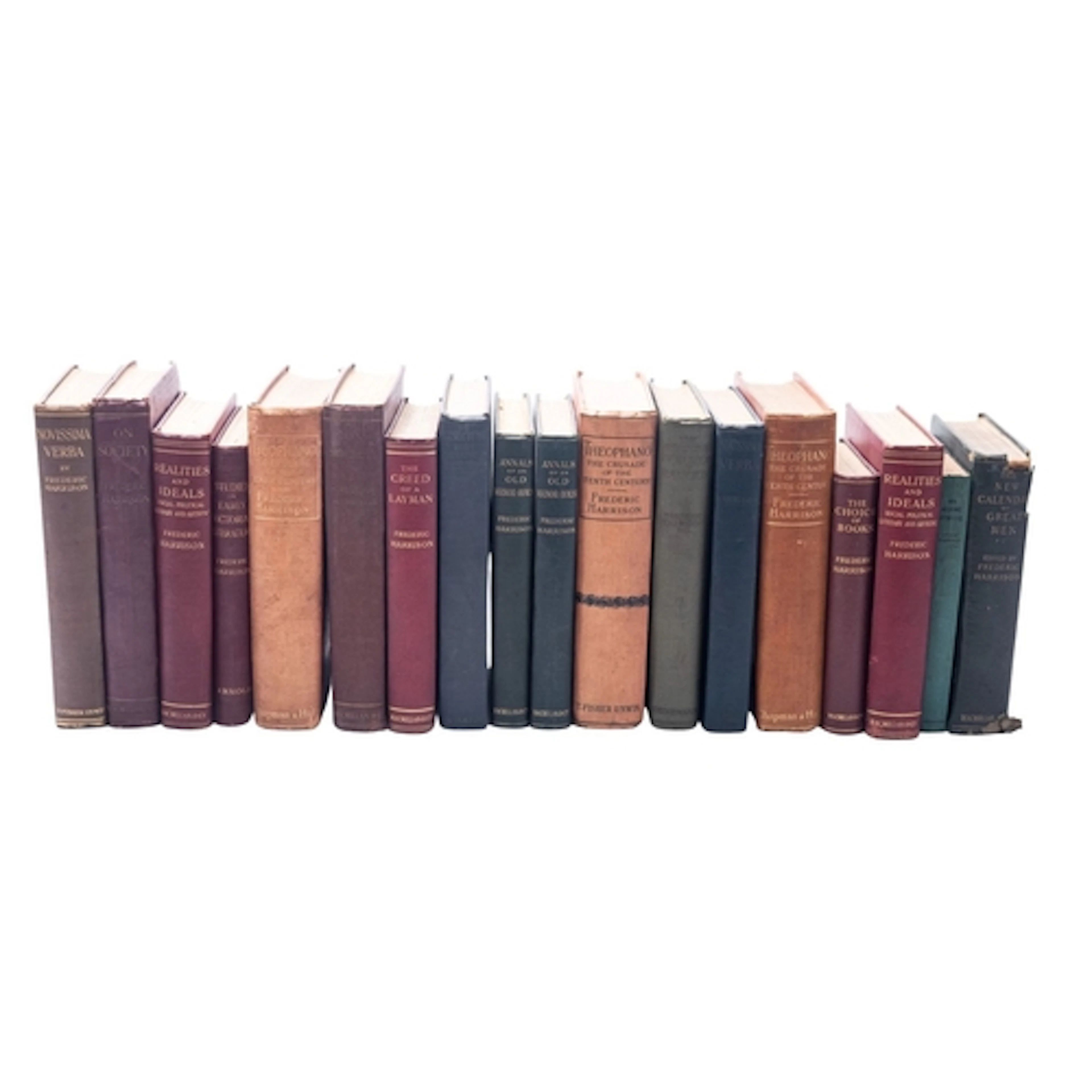 HARRISON, Frederic. A collection of works, many association ...