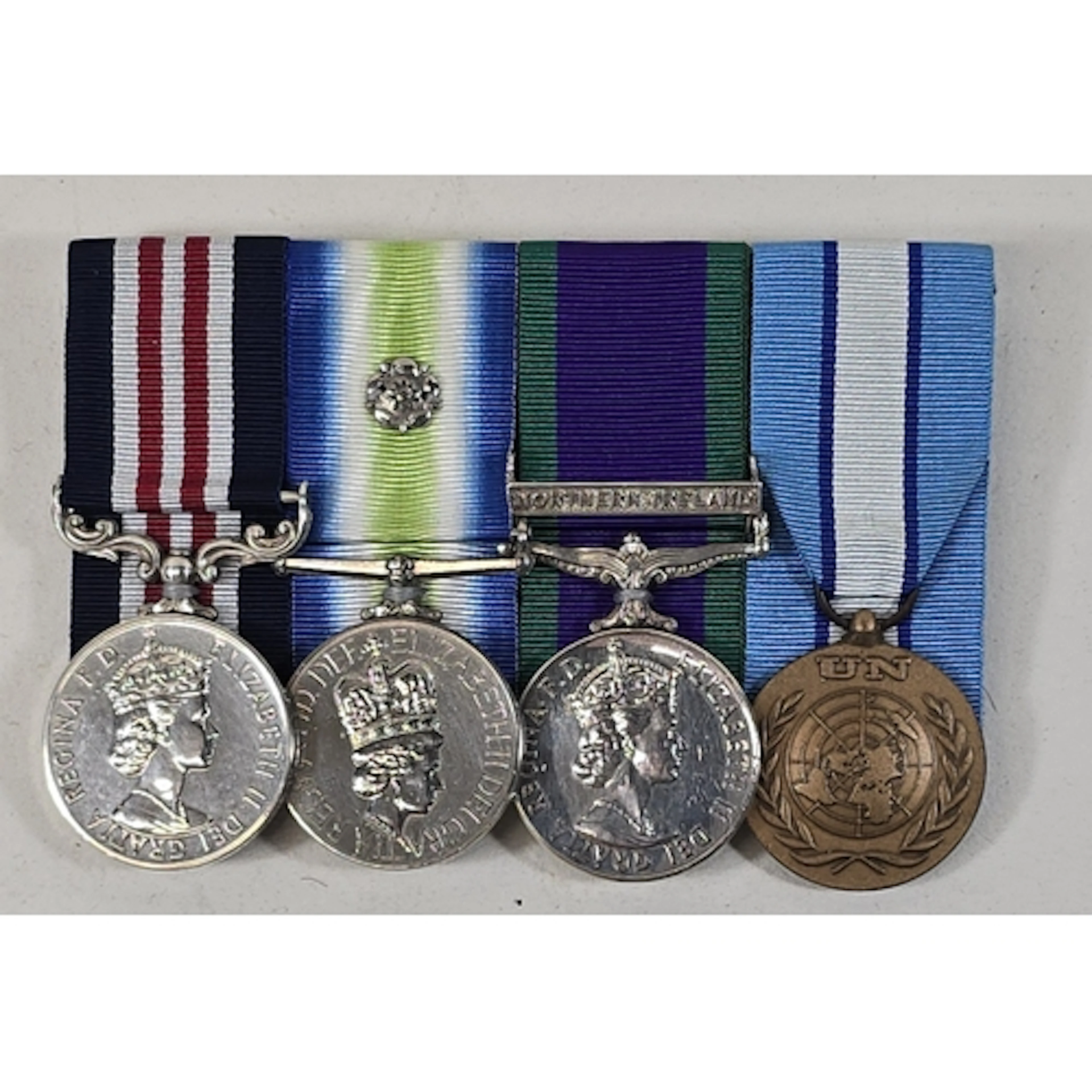 Four: Military Medal, Elizabeth II second type, (P037457N Ac...