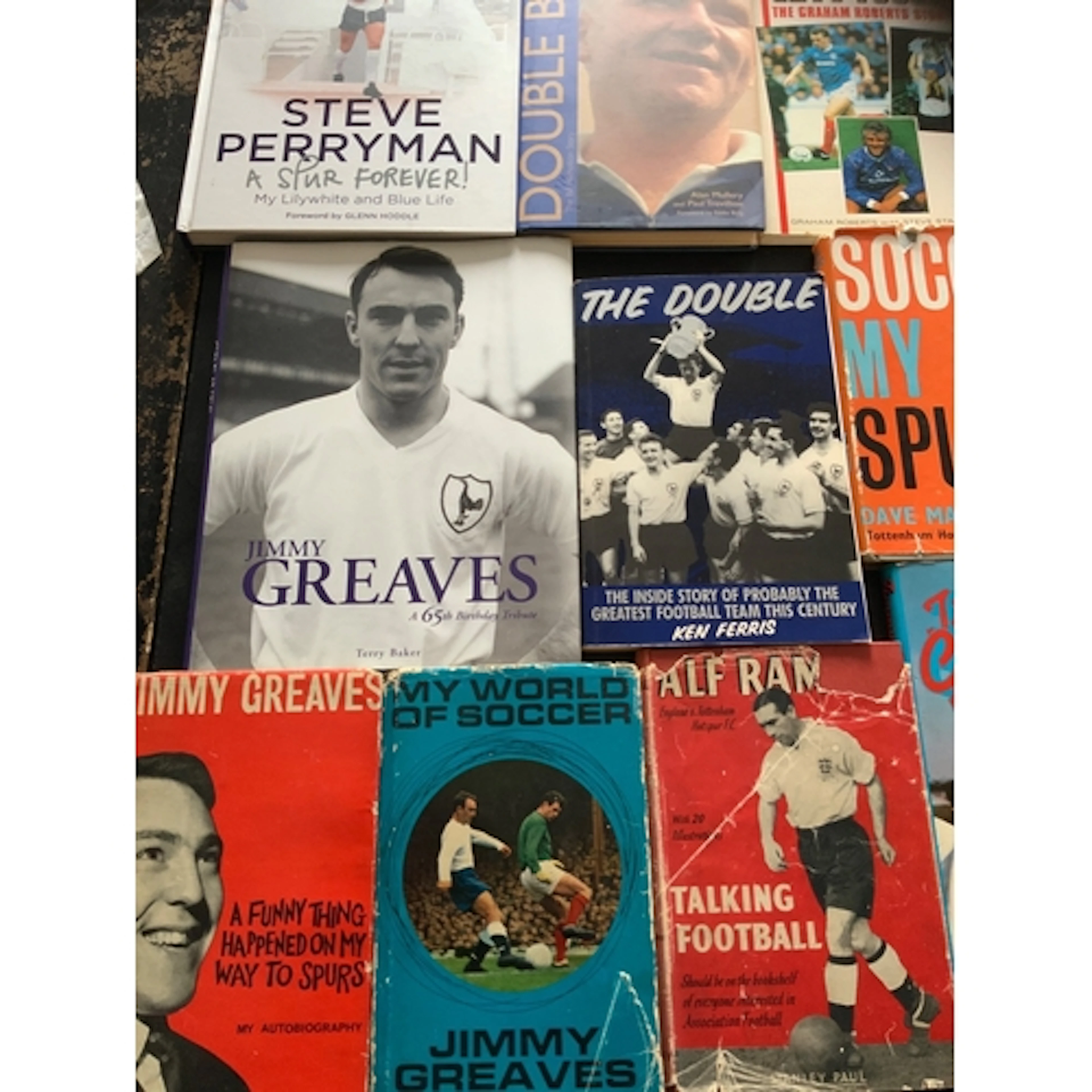 Tottenham Signed Football Books: Includes autobiographies of...