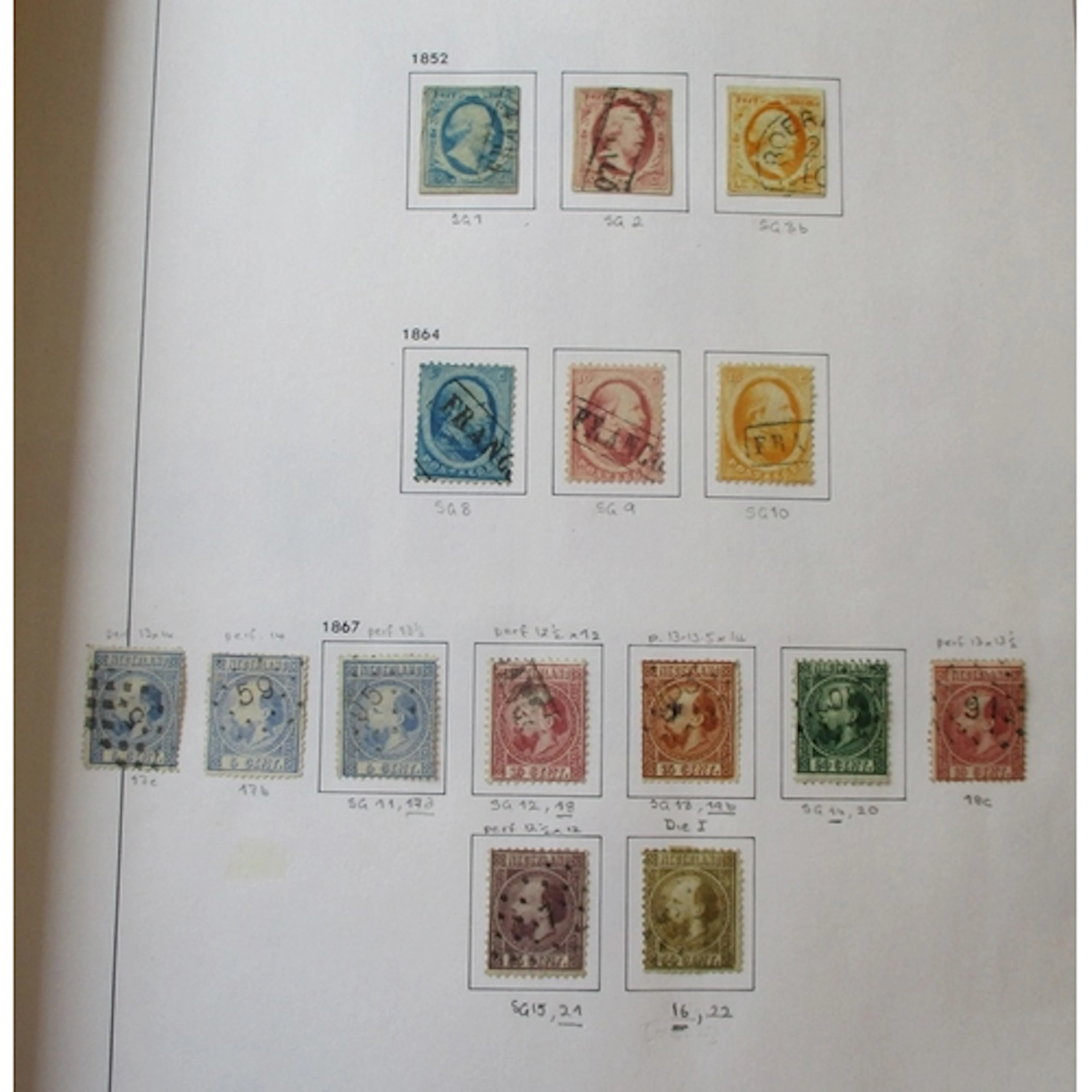 Netherlands. Early to modern used collection in 1 SG Davo al...