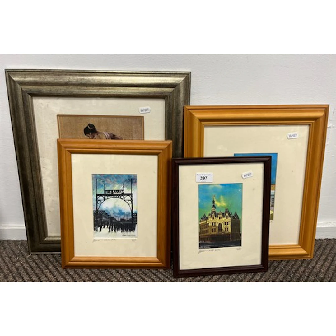 Three Eric Doug limited edition prints, with another. (4)