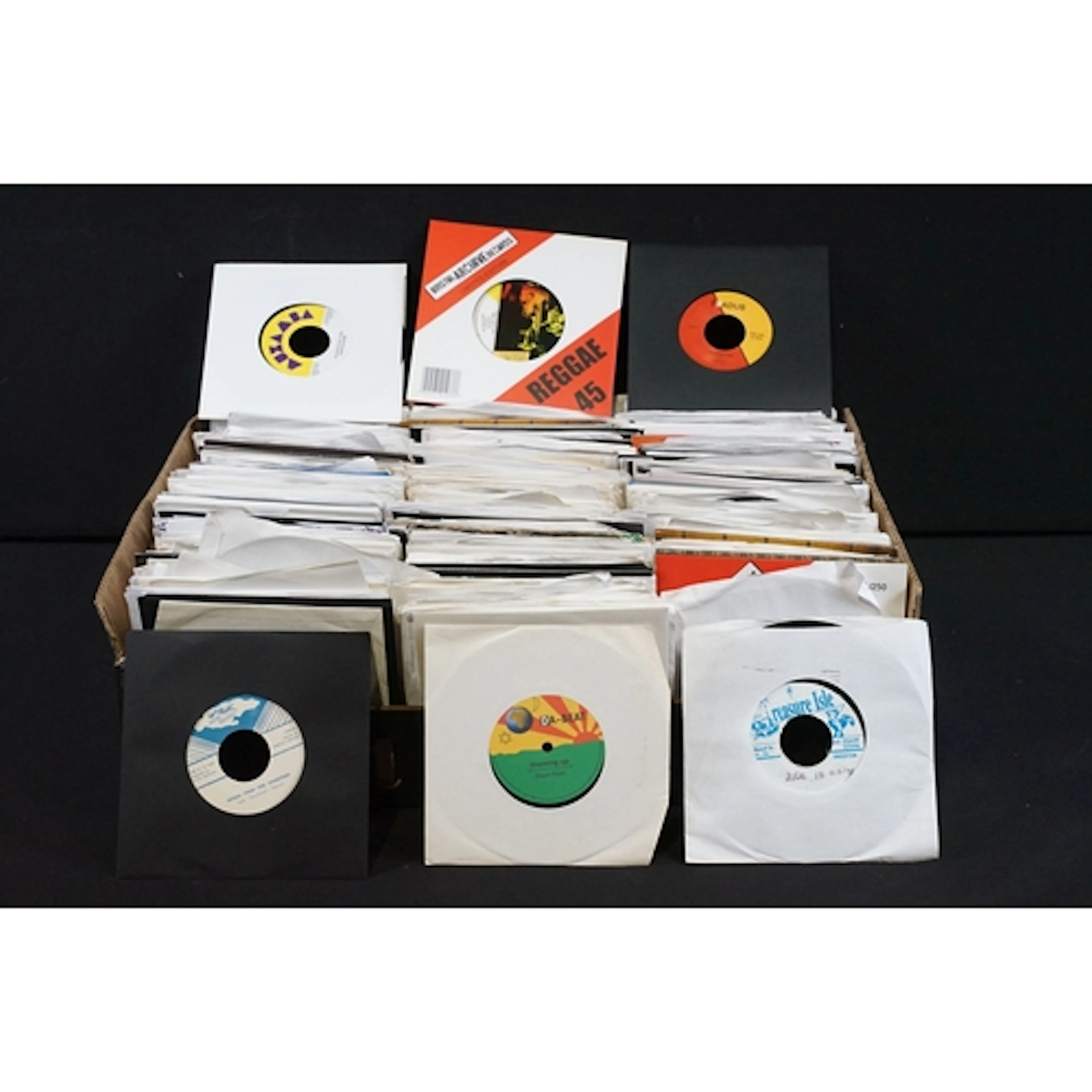 Over 350 Reggae / Roots / Dub mainly Jamaican pressing 7" si...