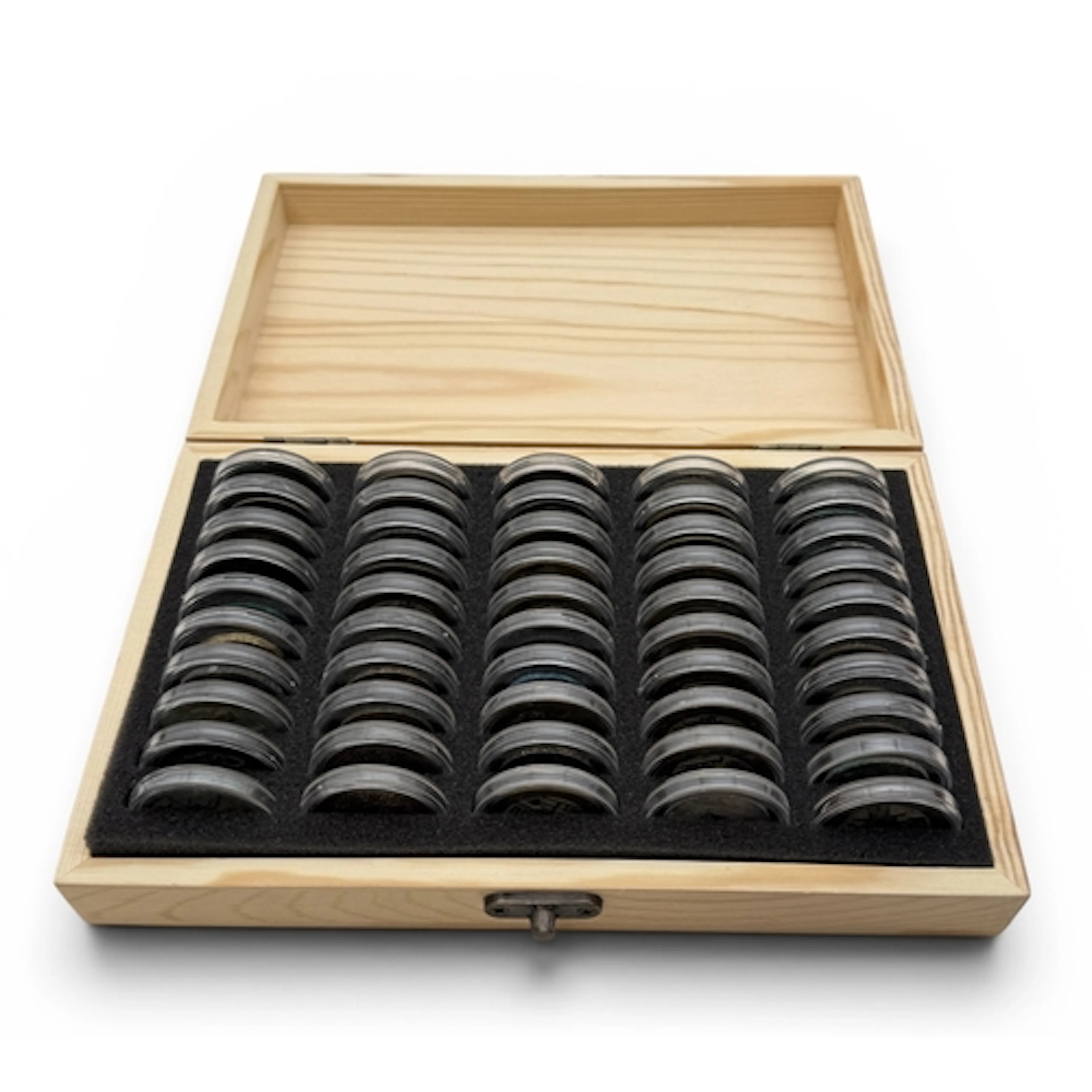 A COLLECTION OF CHINESE BRONZE COINS Housed within a collect...