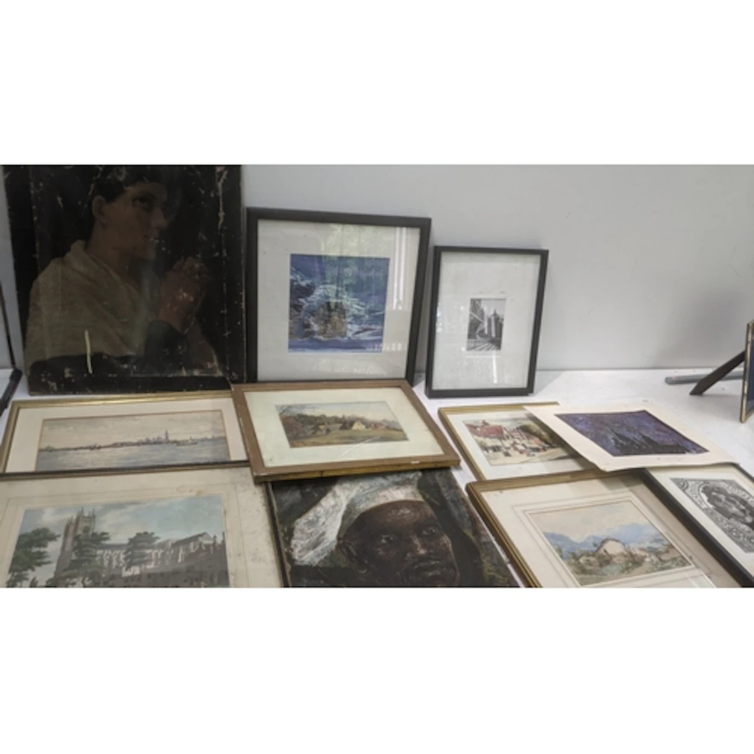 Wall art to include a print depicting a historic scene of Pi...