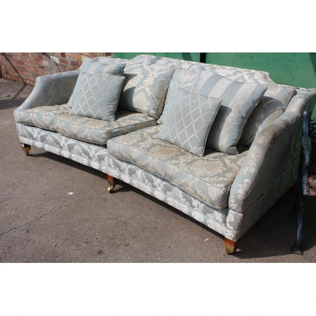 Duresta "Hornblower", Knoll style sofa raised on square legs...