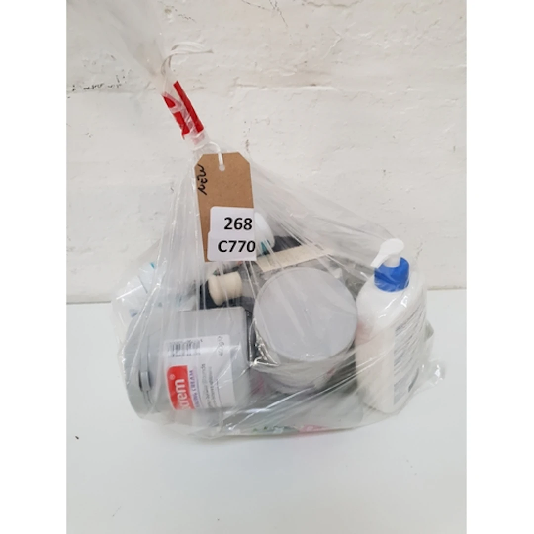 ONE BAG OF NEW AND USED COSMETICS including Cera-ve, Nivea ...