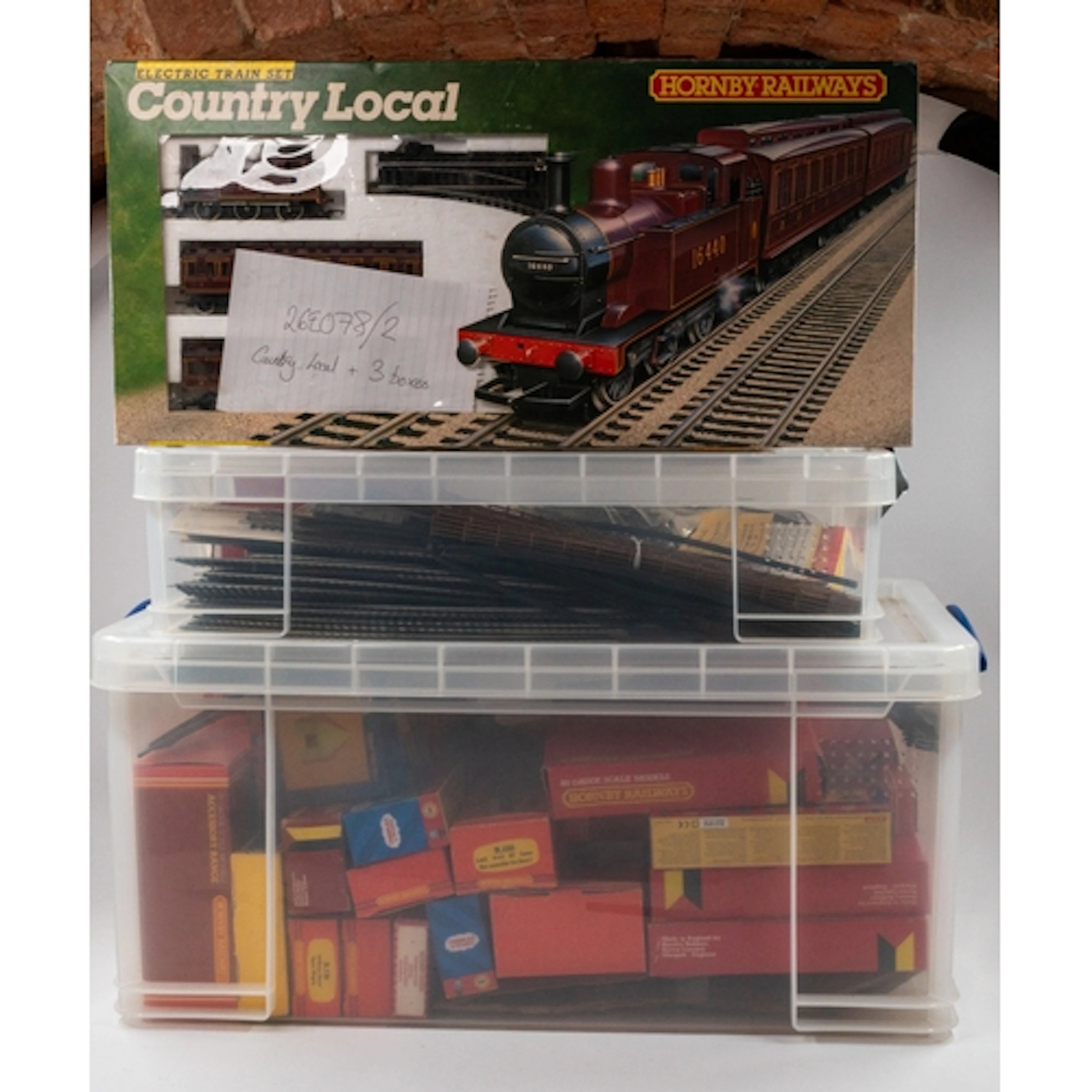 Toys: a Hornby OO gauge 'Country Local' electric train set, ...