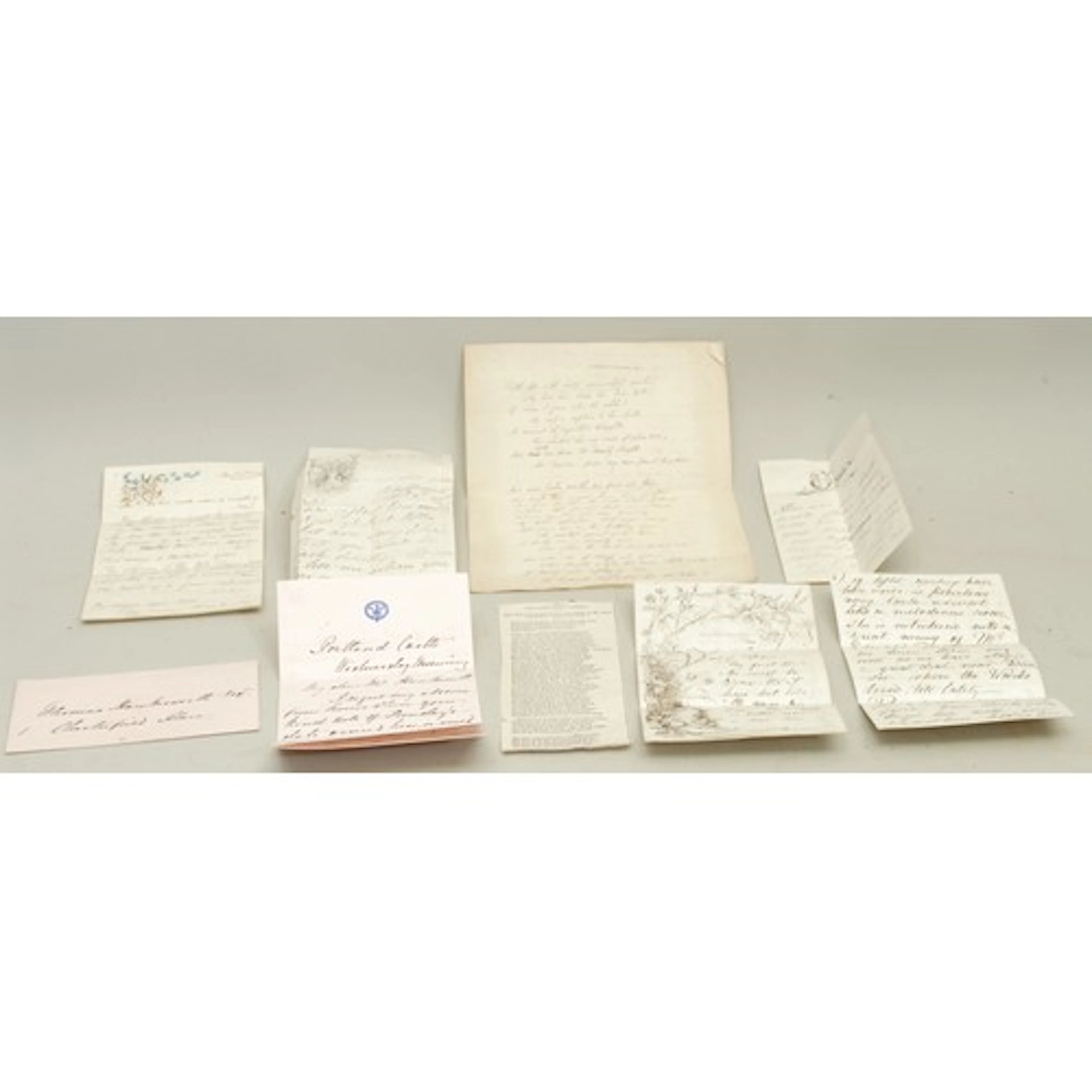 Personalia – Mid-Victorian Correspondence - group of letters...