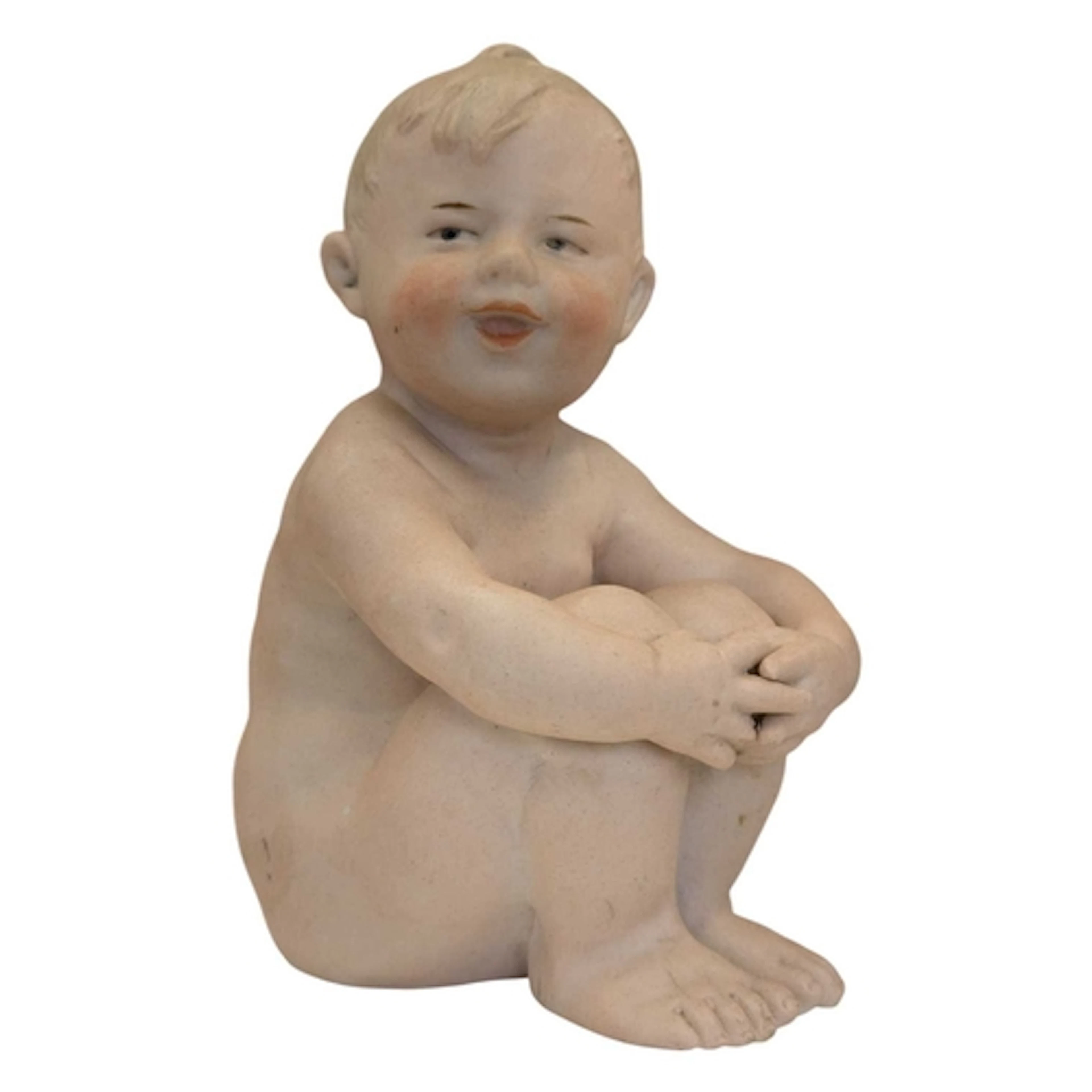 Gebruder Heubach - A late 19th century hand painted porcelai...